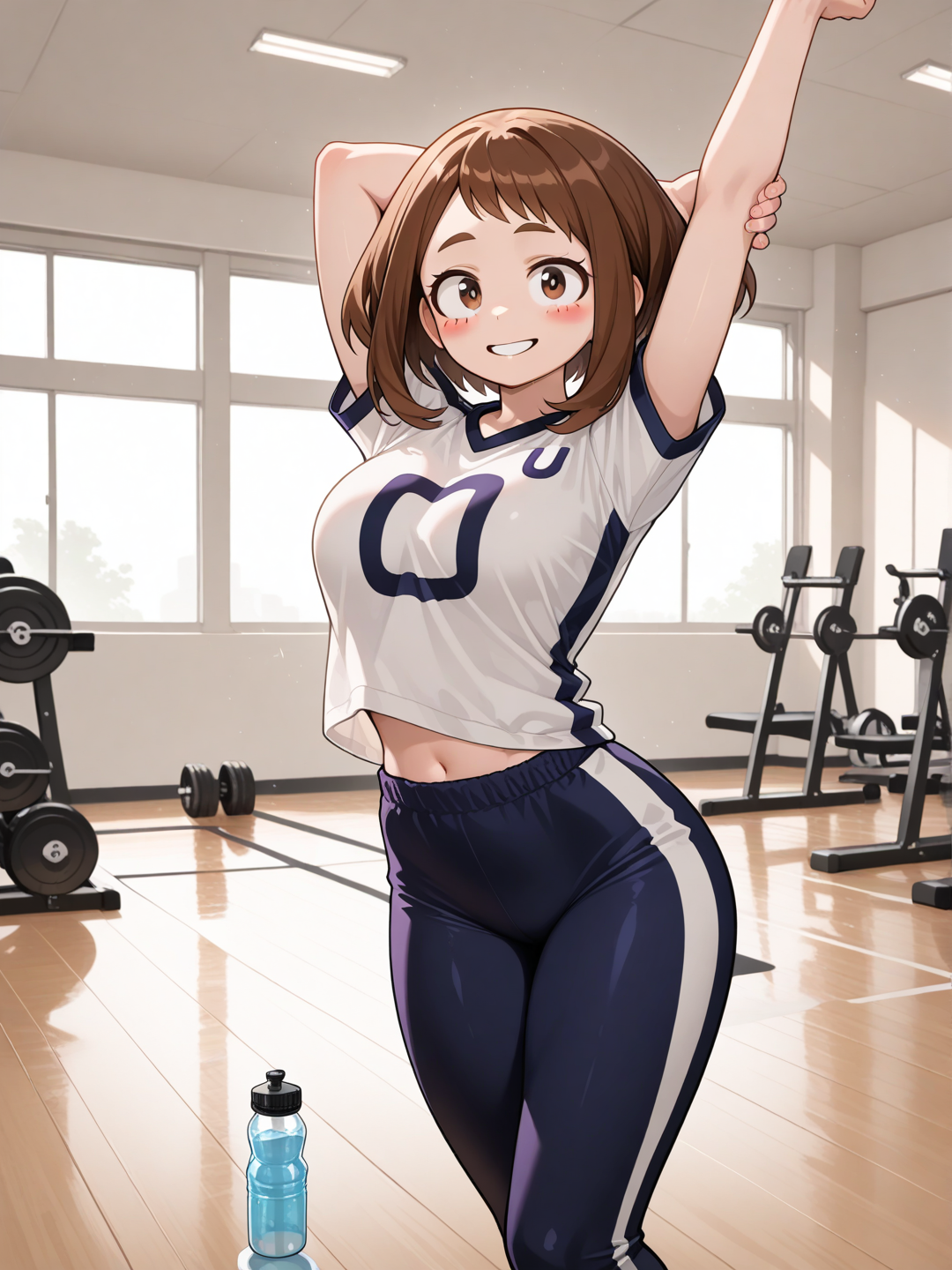 Ochako Uraraka: entrenamiento ligero