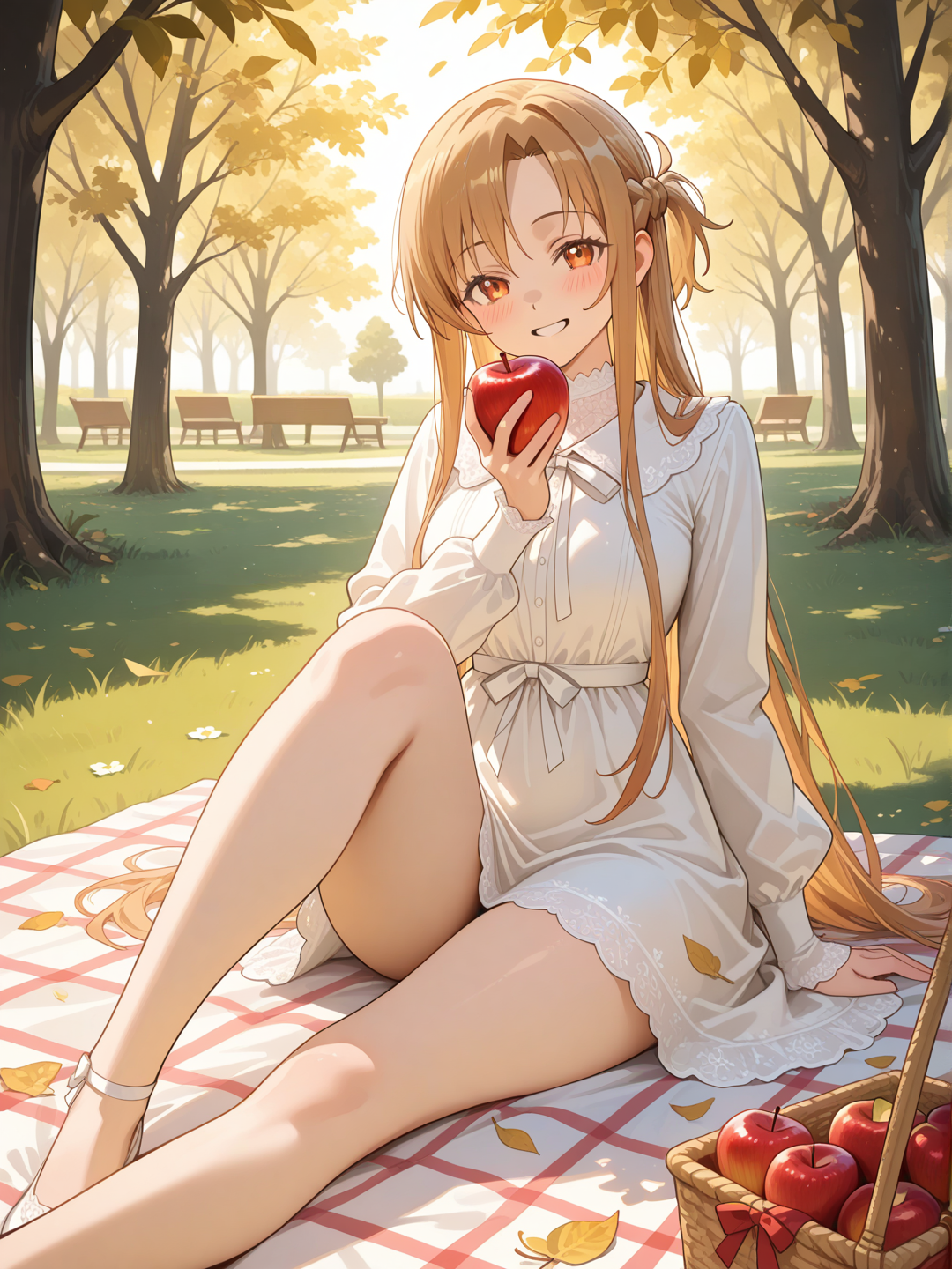 Asuna: Picnic en el parque