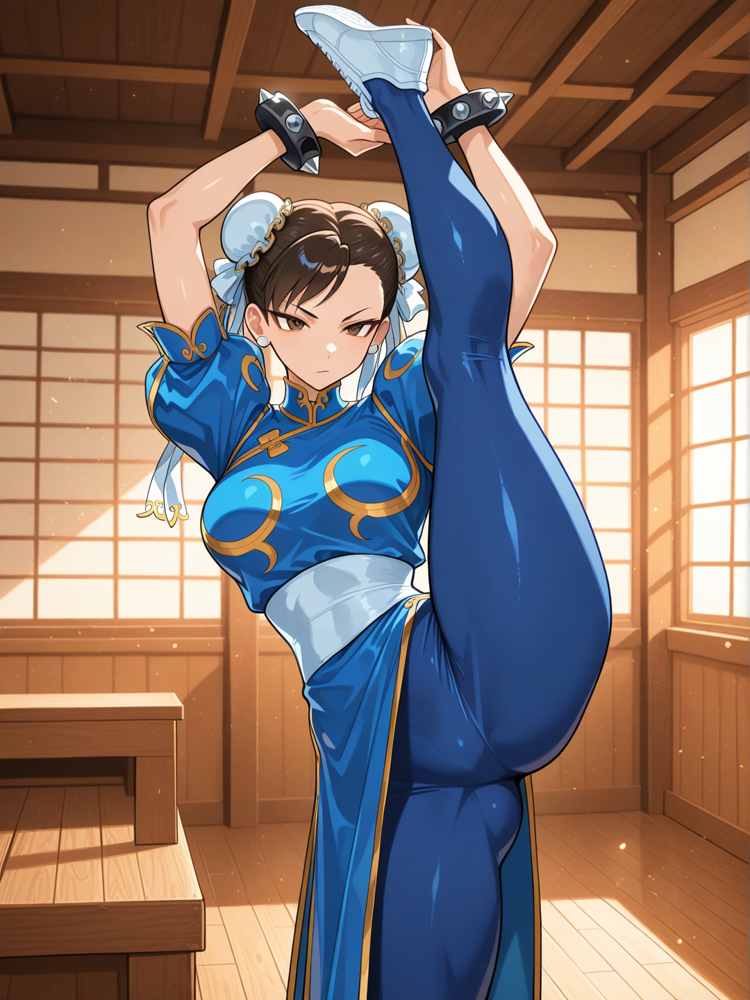 Chun-li: Calentamiento Antes del Combate 