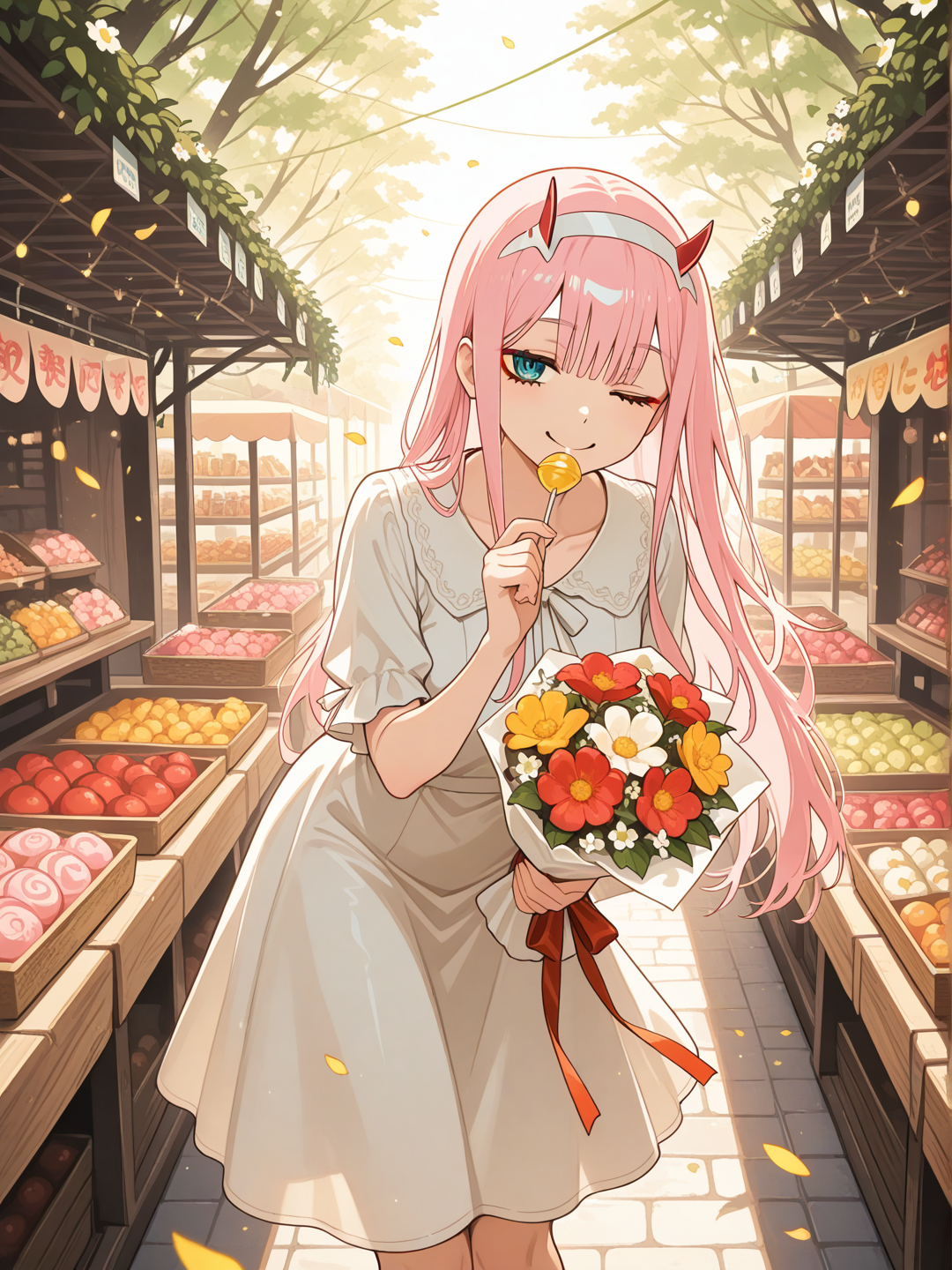 Zero Two: Flores y Caramelos