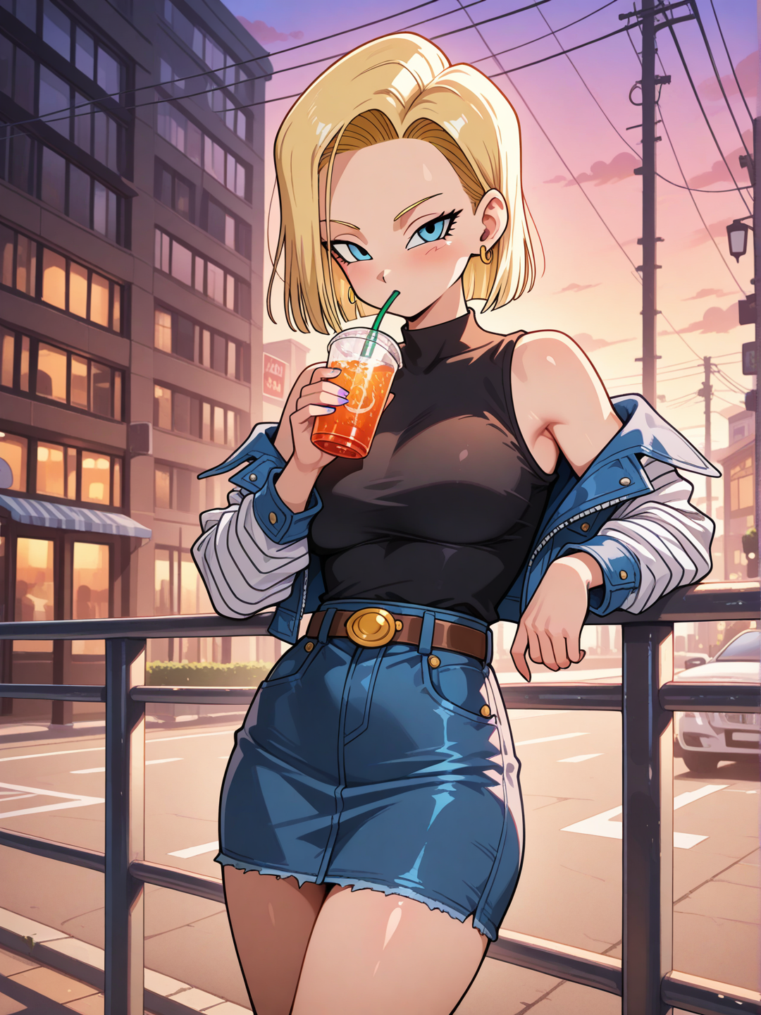 Android 18: Reflejos de la ciudad 