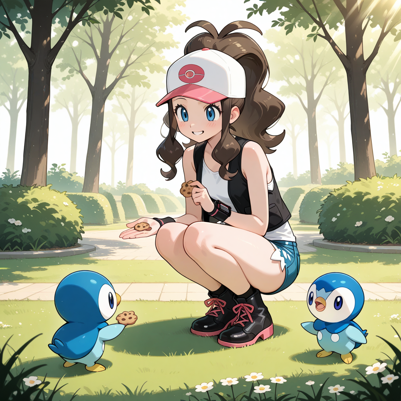 Hilda: Tentempié para Piplup