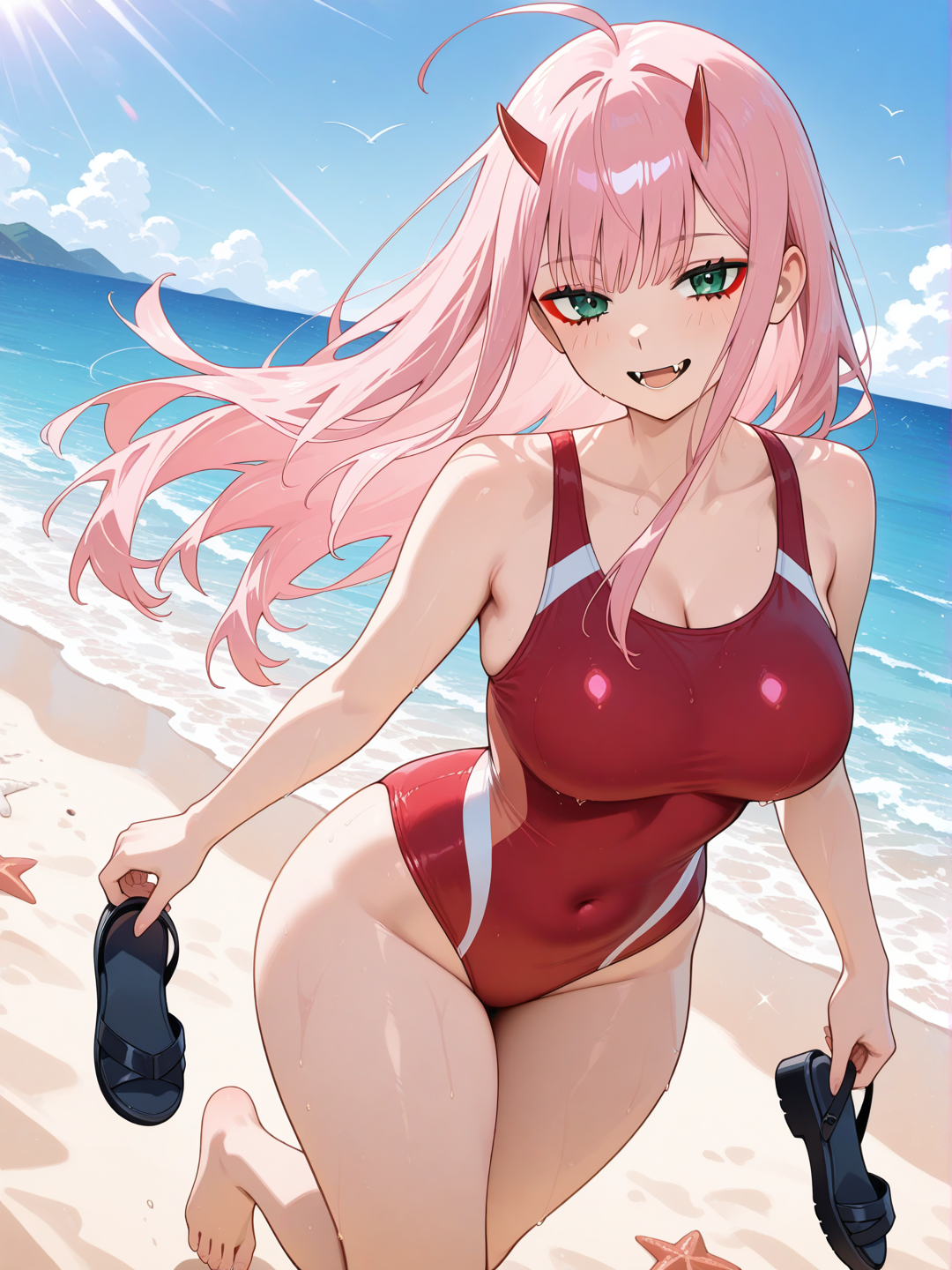 Zero Two: Playa tranquila