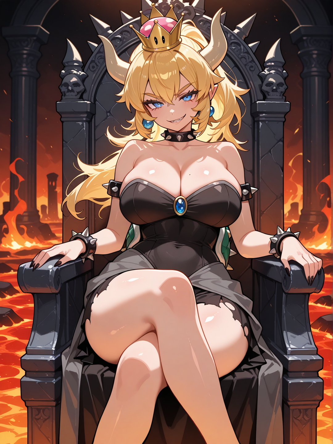 Bowsette: Fuego de la Reina 