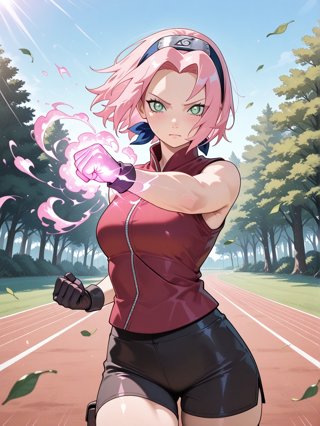 Sakura: Sesión de entrenamiento