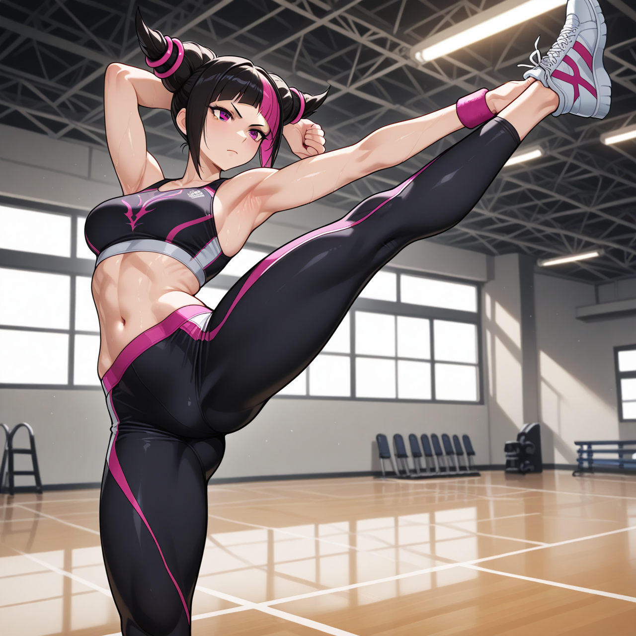 Juri Han: Estiramiento 