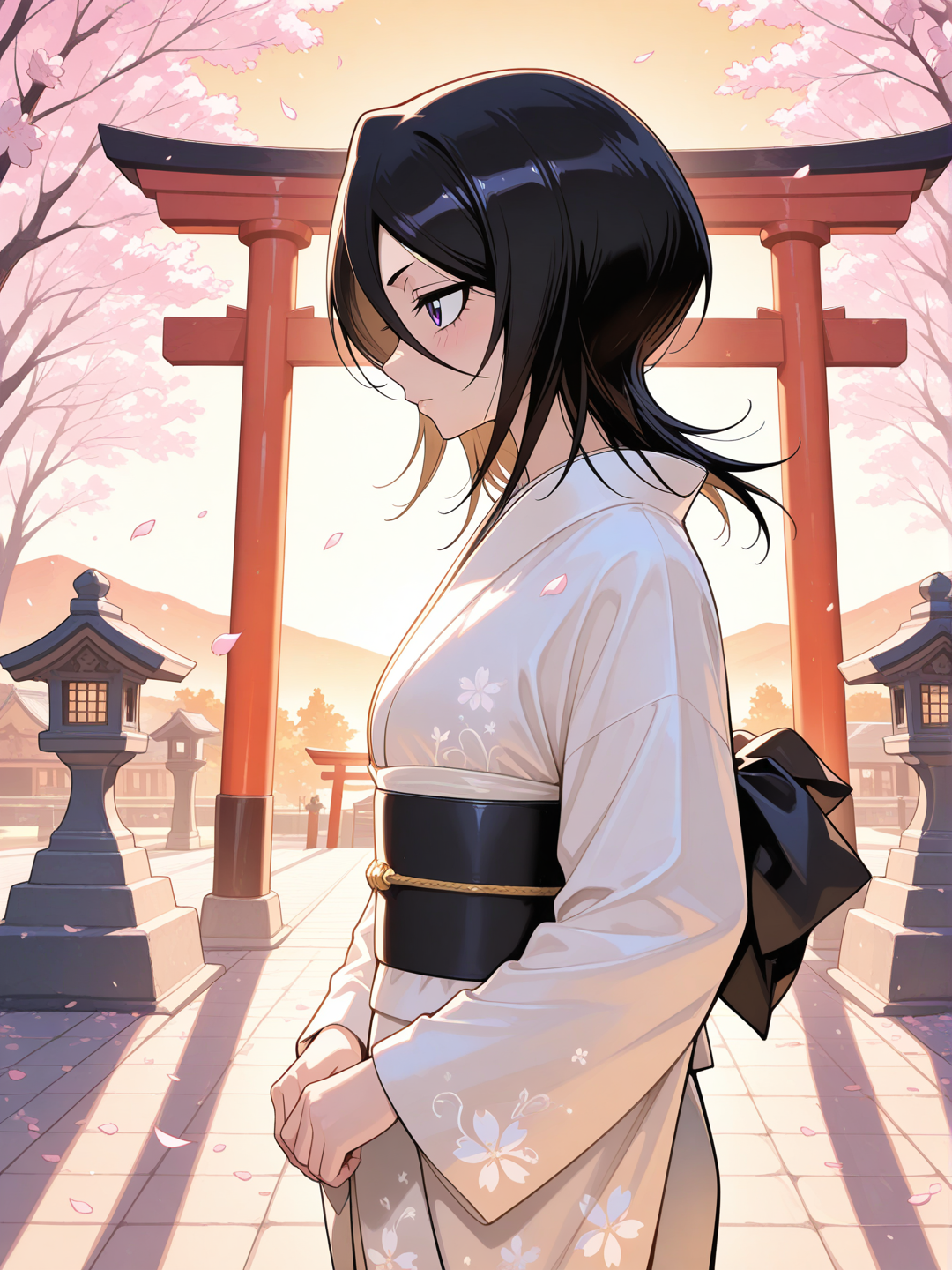 Rukia: Atardecer en la Cima del Santuario
