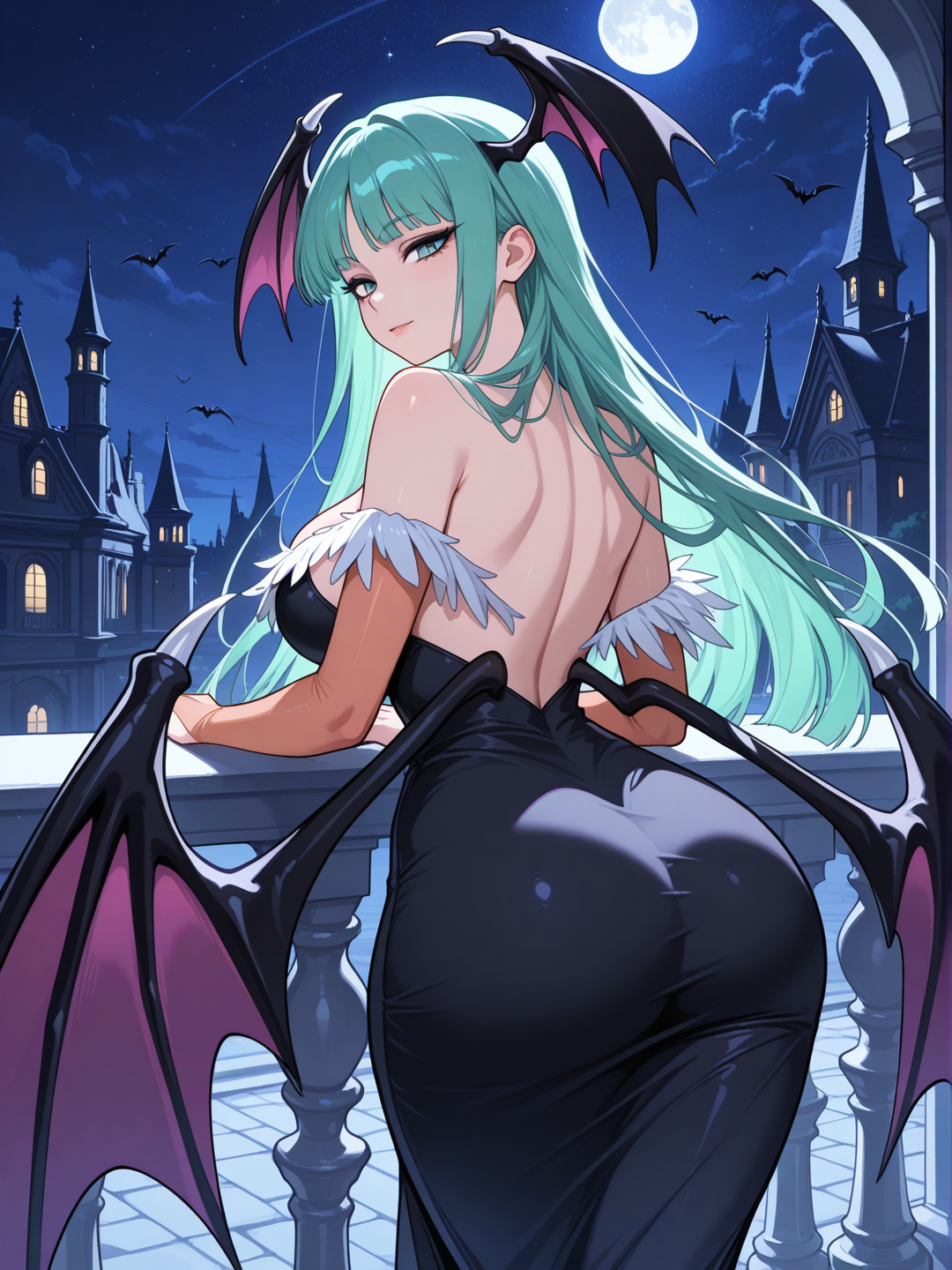 Morrigan: Elegancia de Medianoche 