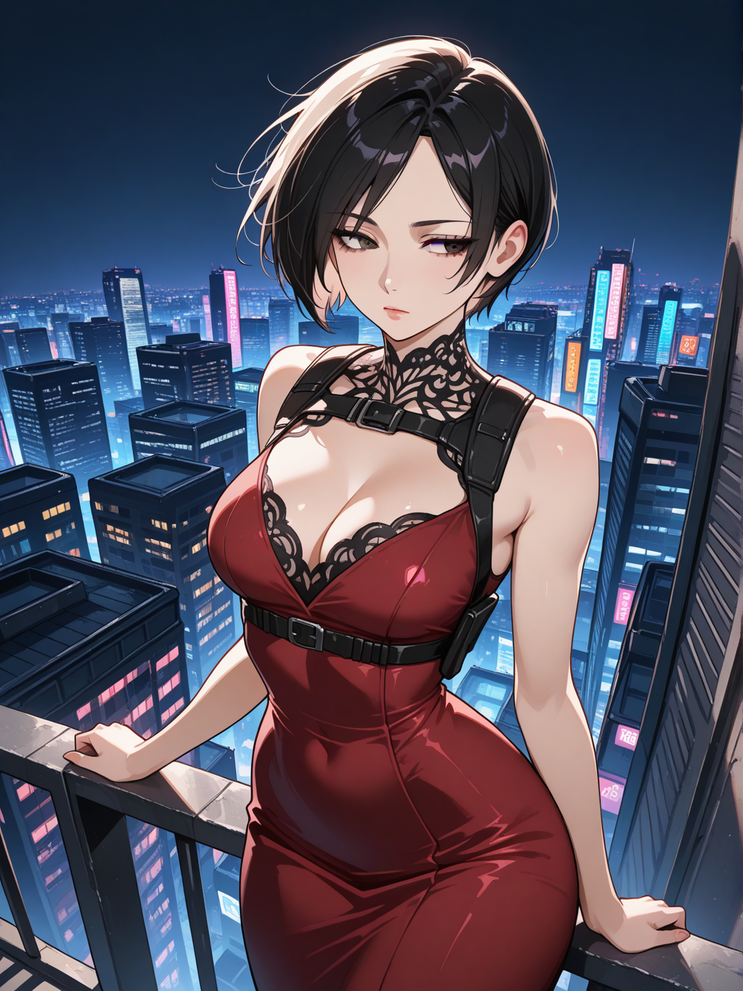 Ada Wong: Elegancia Nocturna 