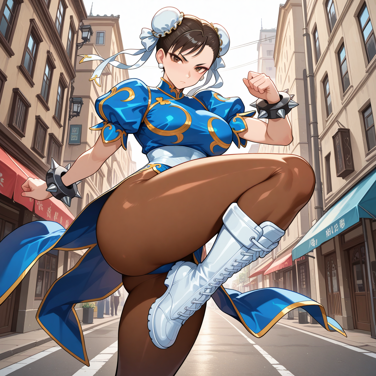 Chun-li: Ataque en plena Calle
