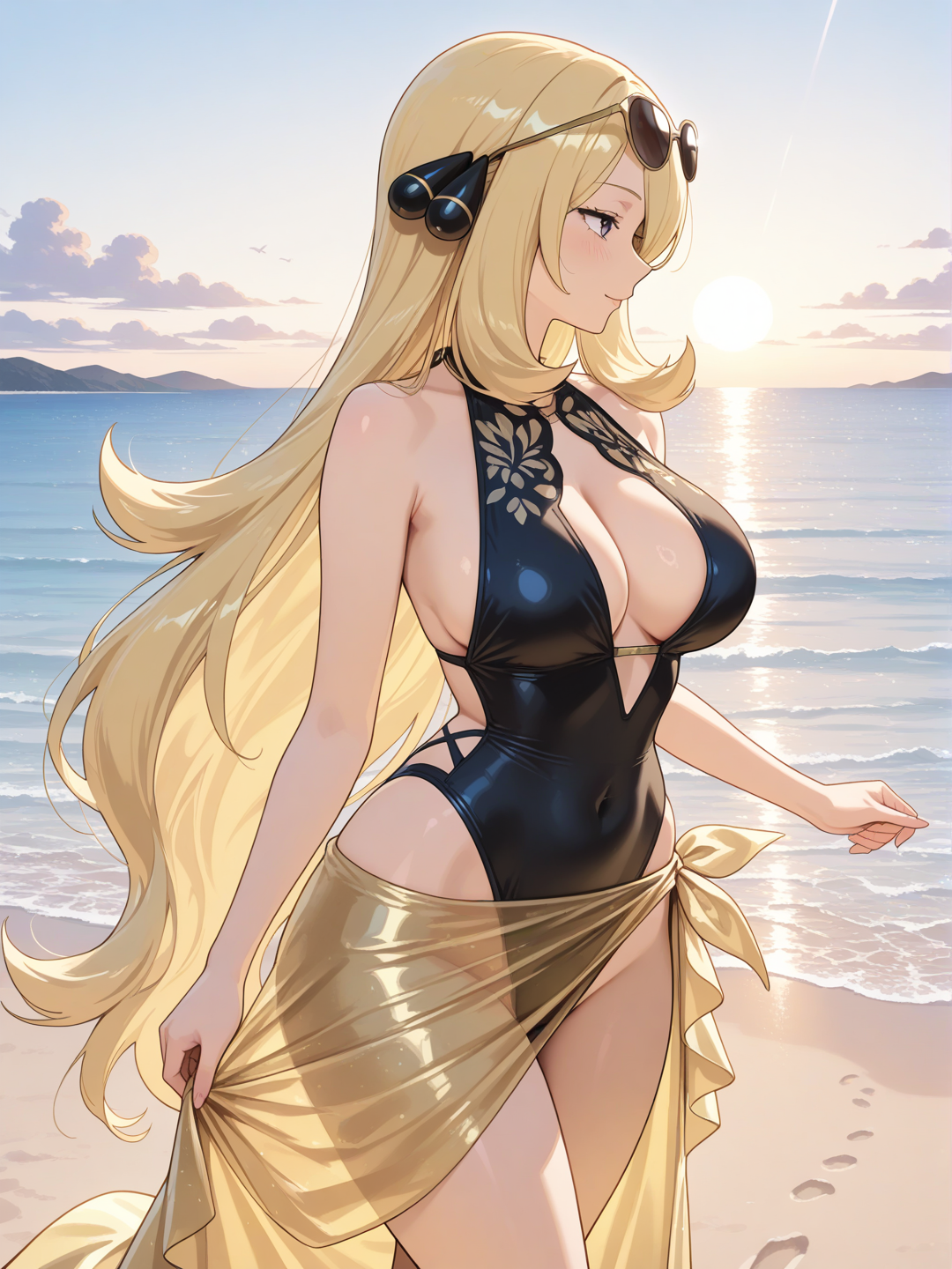 Cynthia: Elegancia en la Playa 