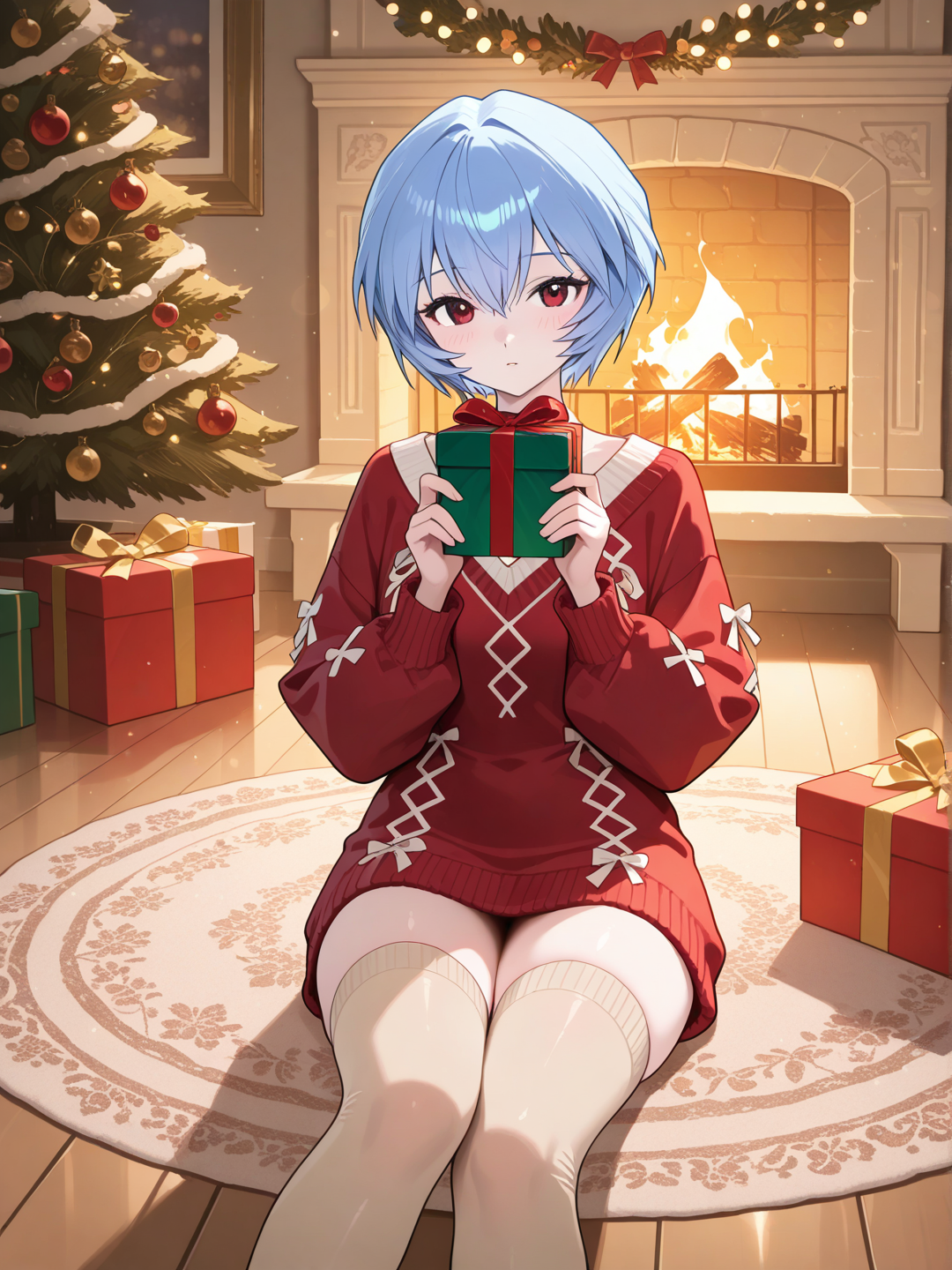 Rei Ayanami: Calor bajo el arbol