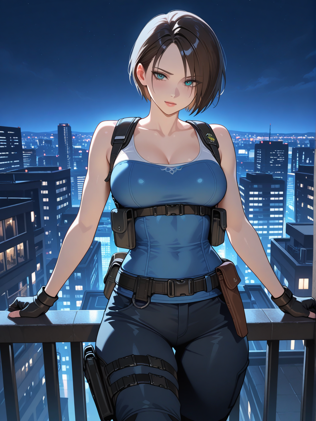 Jill Valentine: Descanso tras la misión 