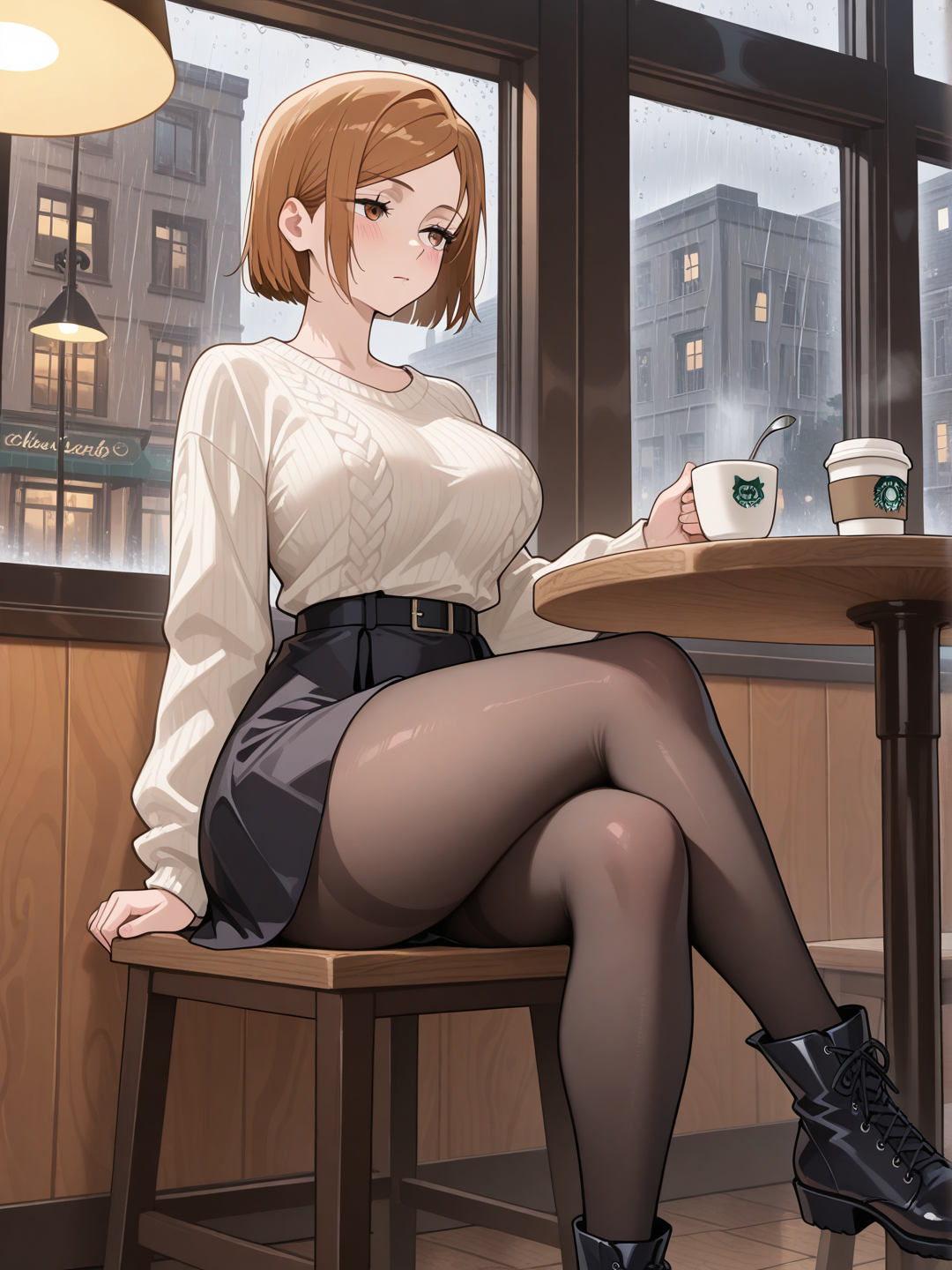 Nobara: Café, Lluvia y Decisiones 