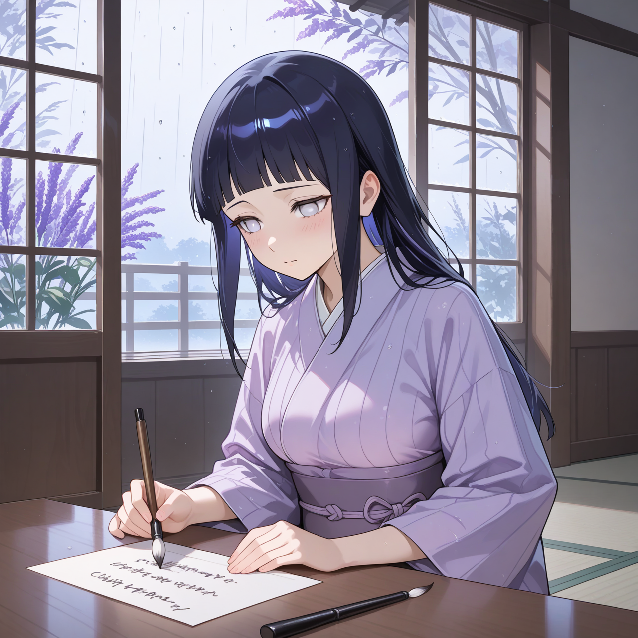 Hinata: Cartas bajo la lluvia 