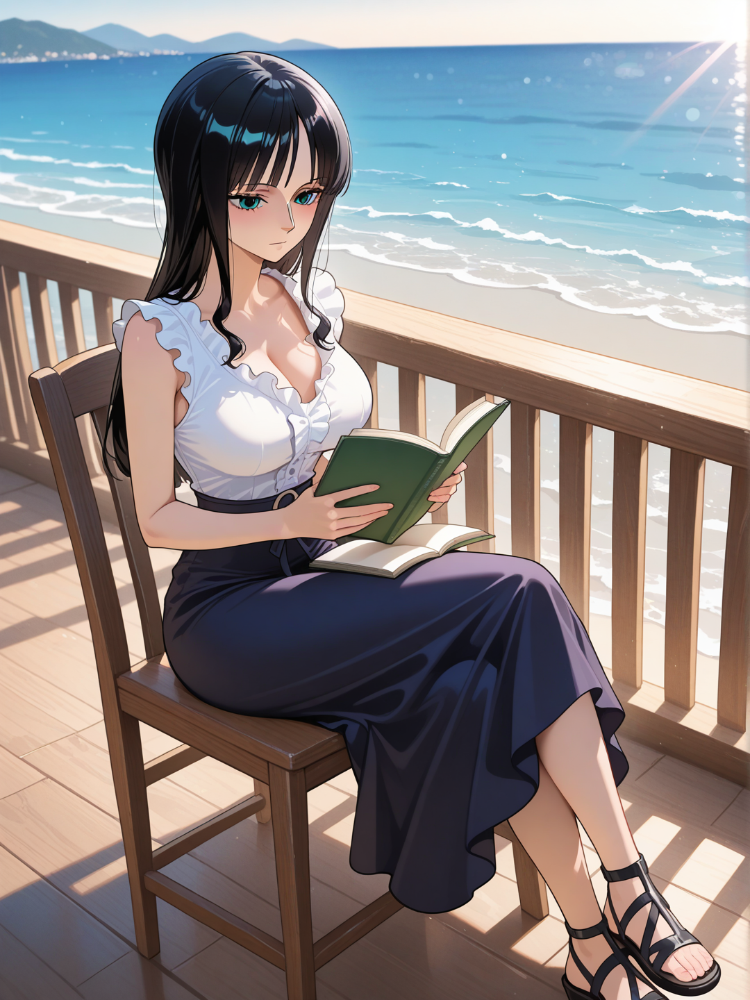 Nico Robin: Lectura bajo el sol