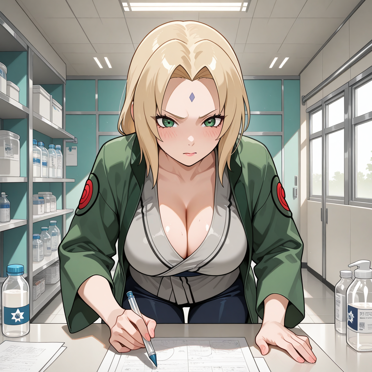 Tsunade: Entrenamiento médico 