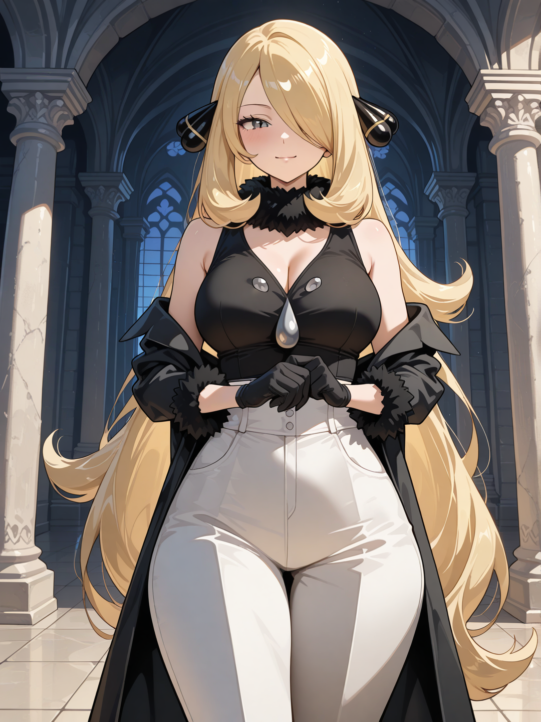 Cynthia: Presencia de Campeona 