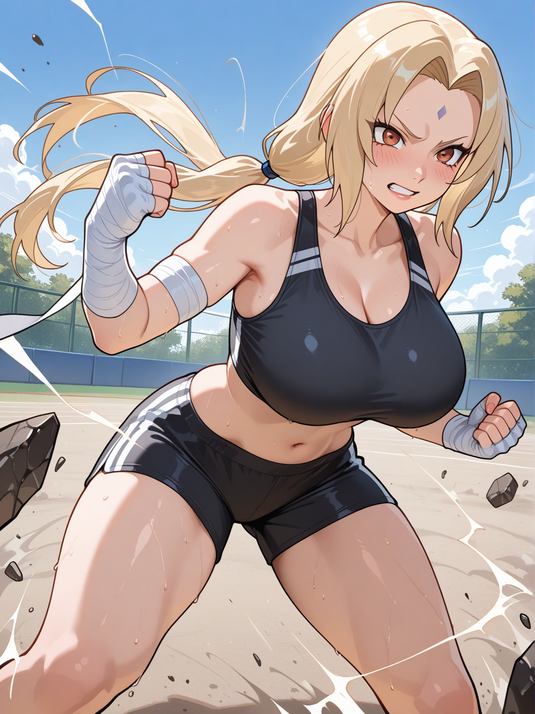 Tsunade: Entrenamiento de la Hokage 