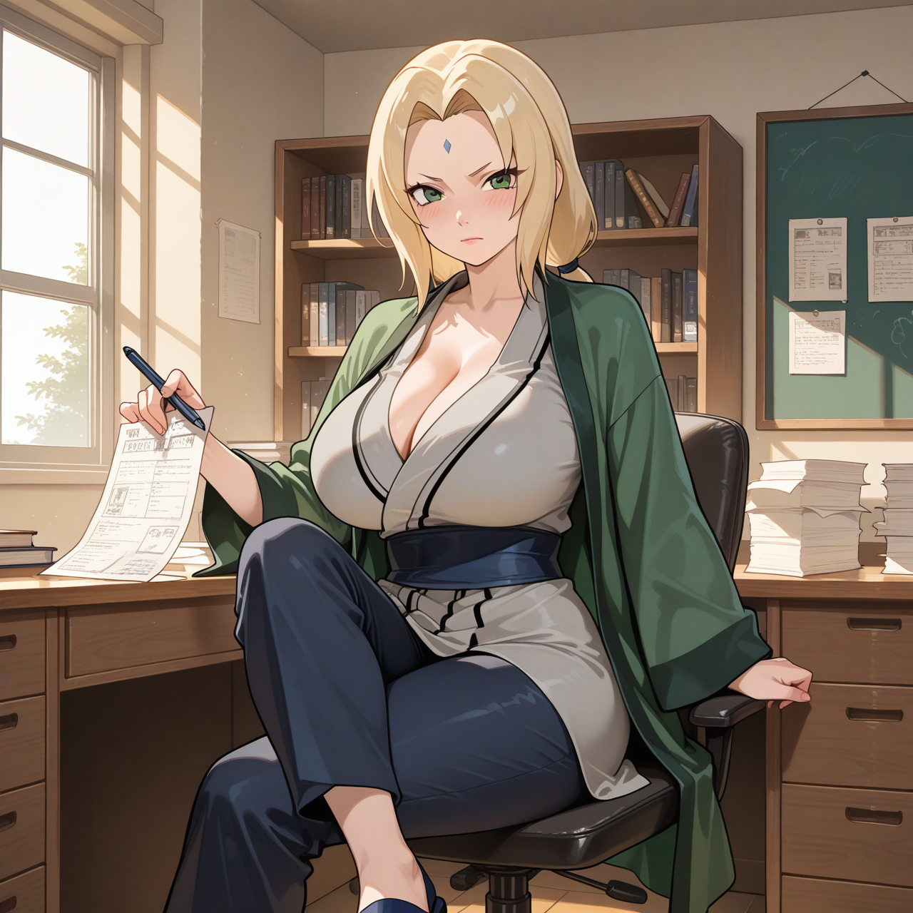 Tsunade: Deberes y más deberes 