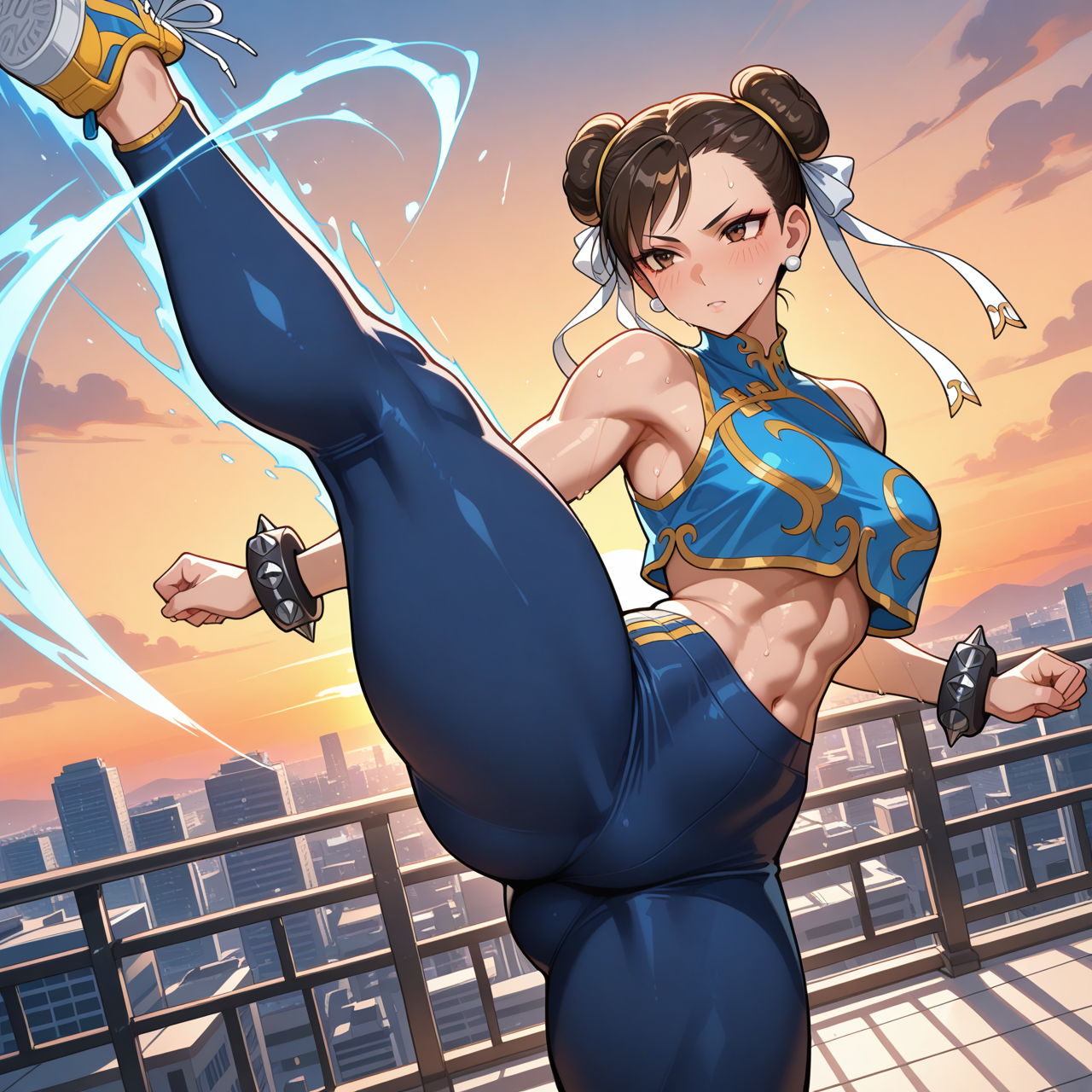 Chun-li: Patada Alta
