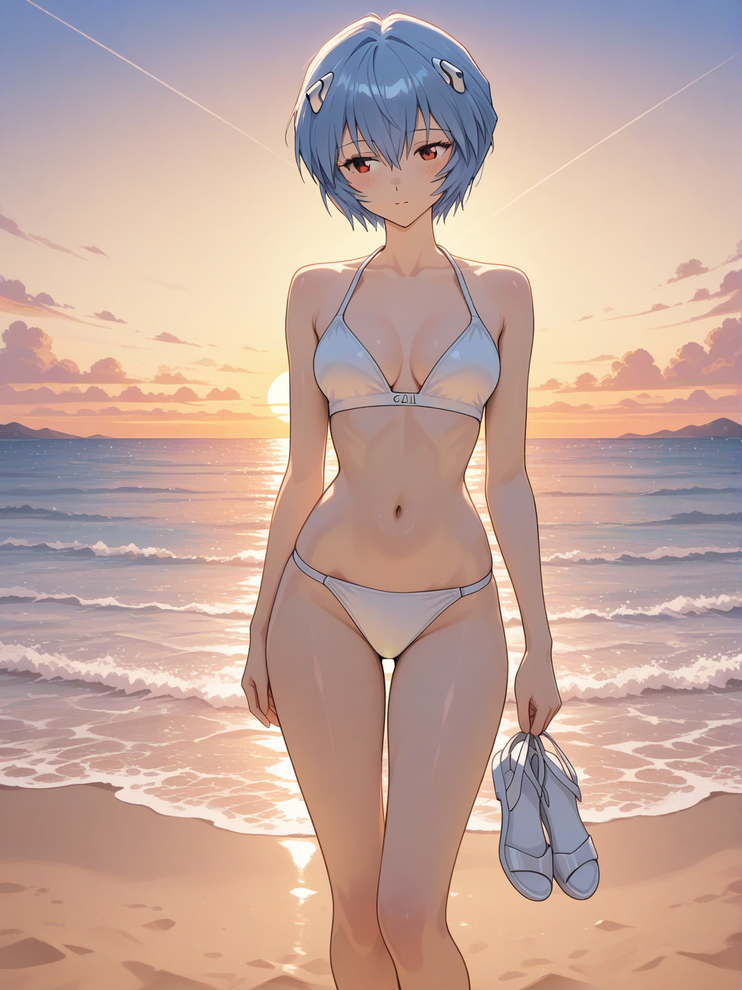 Rei Ayanami: Silencio Bajo el Sol