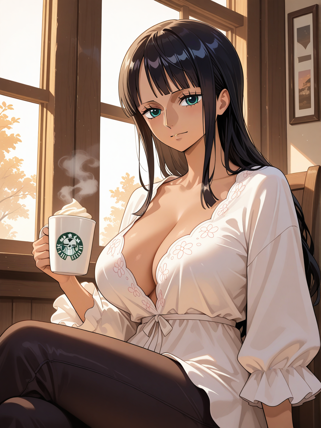 Nico Robin: Aroma a Café por la mañana