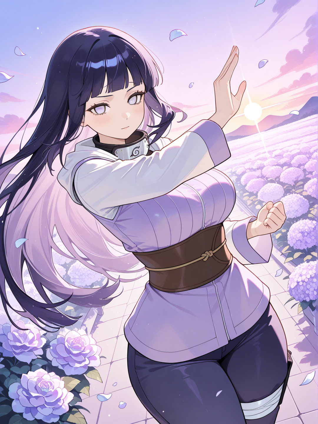 Hinata: Entrenamiento Floral 