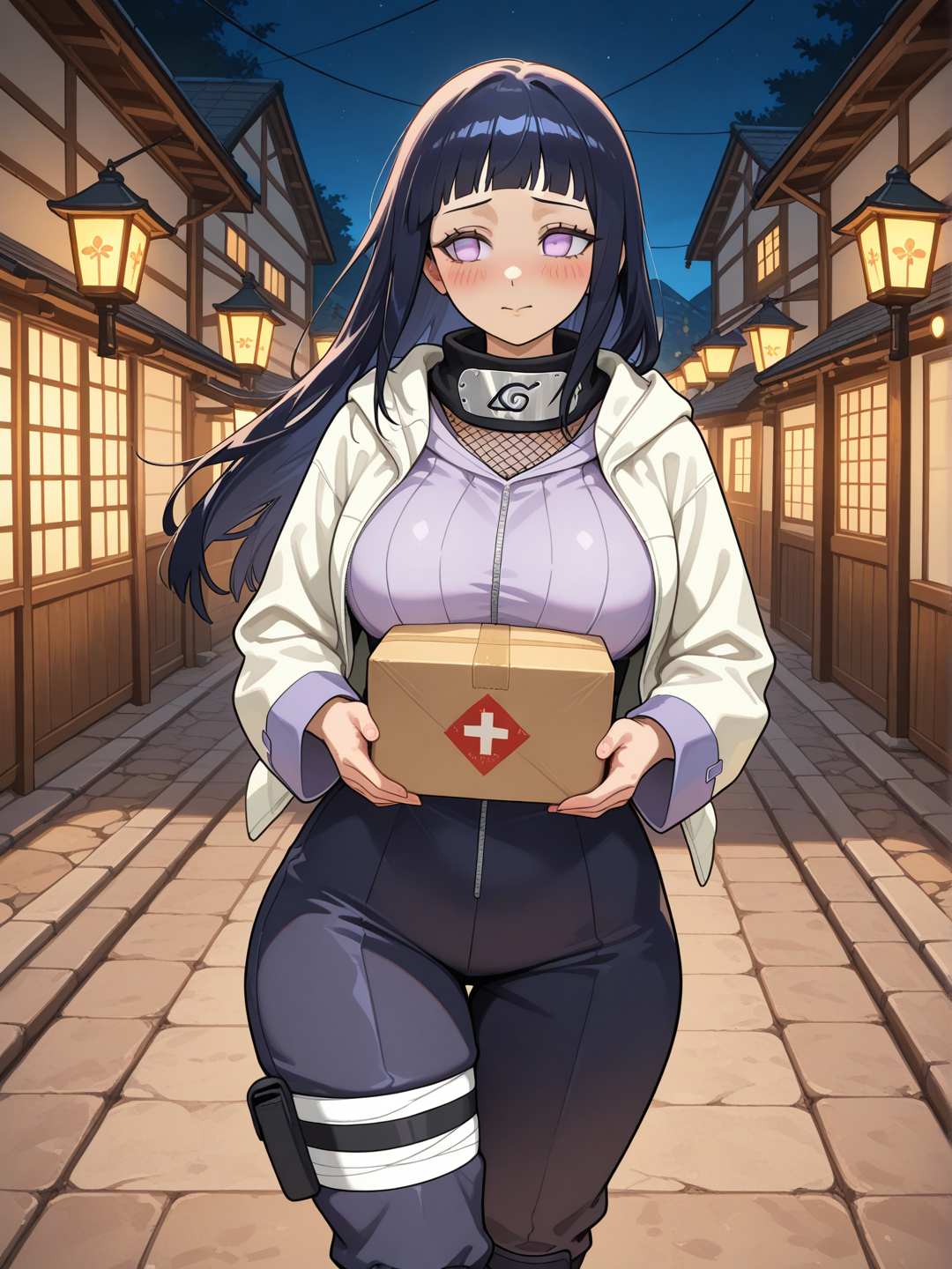 Hinata: Paseo Nocturno por Konoha 