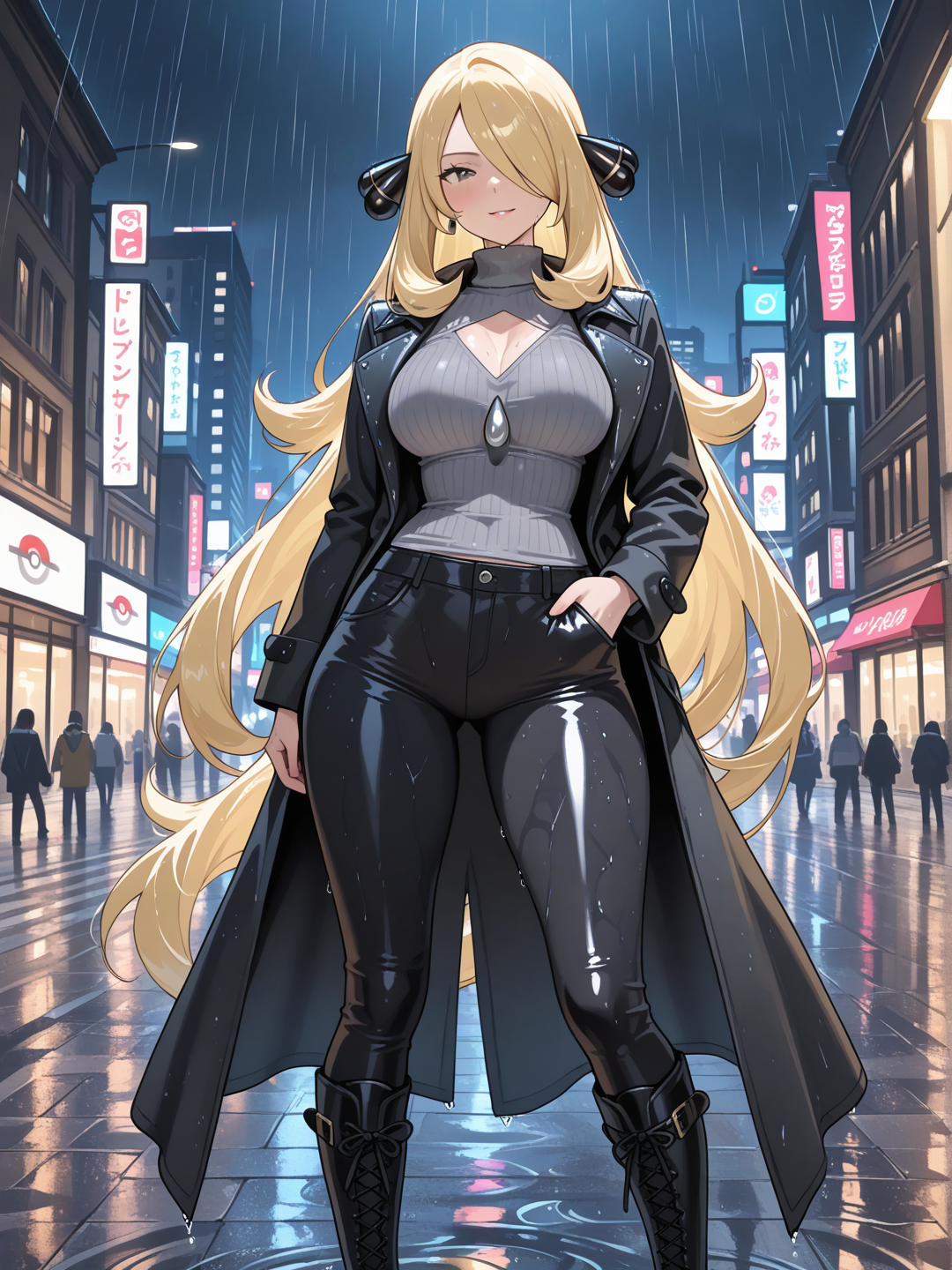 Cynthia: Lluvia que no intimida 