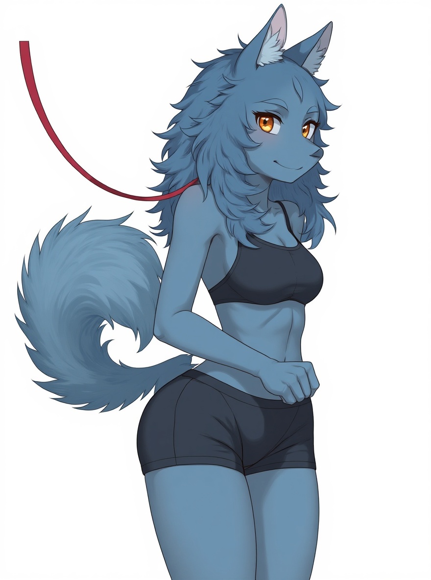 single character, full body, looking at viewer, anime style, simple background, white background