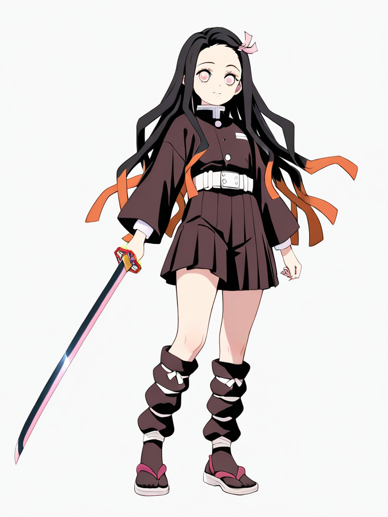 Nezuko Kamado as a demon slayer 