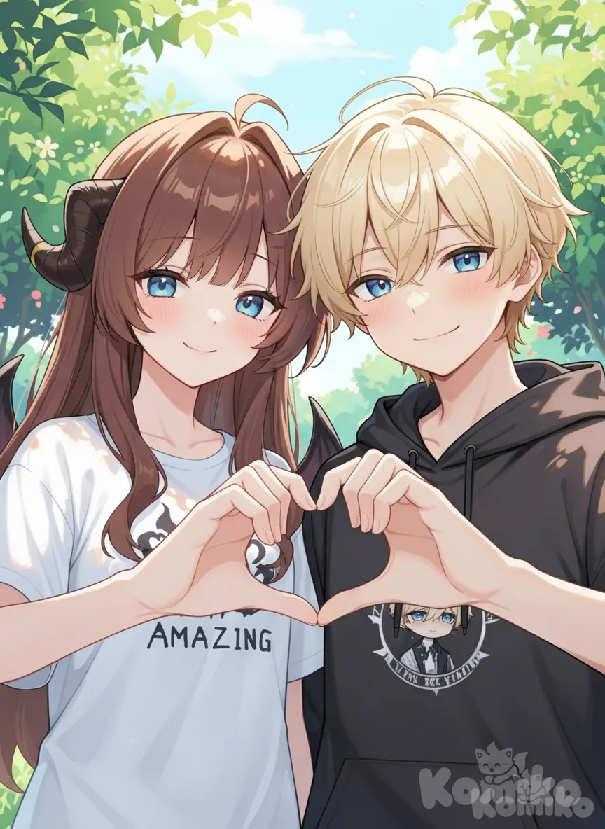 heart hands duo, @eclipse-n6Mv, @kai-B8TZ