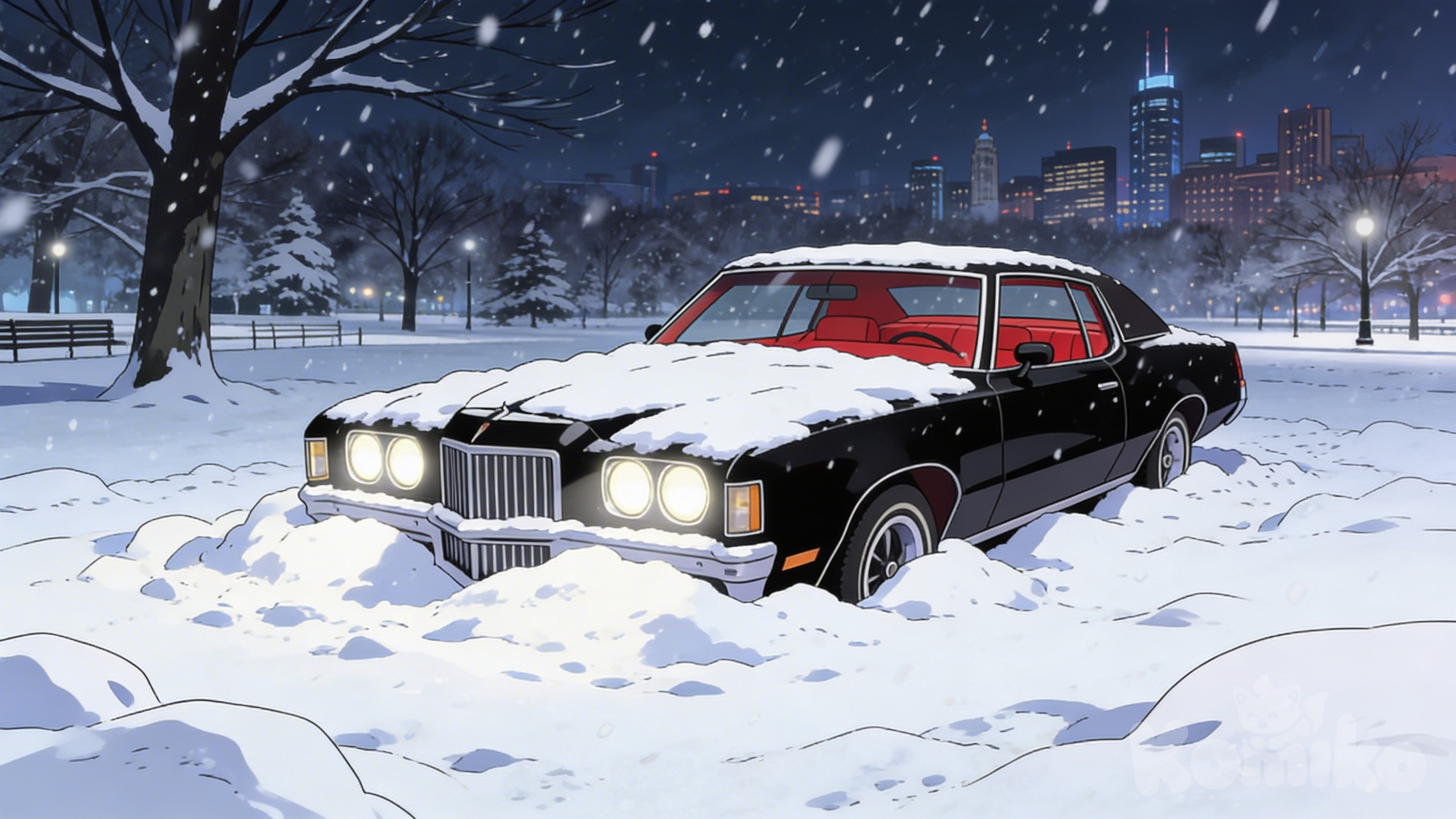 1971 Pontiac Grand Prix with 4 headlight conversion 