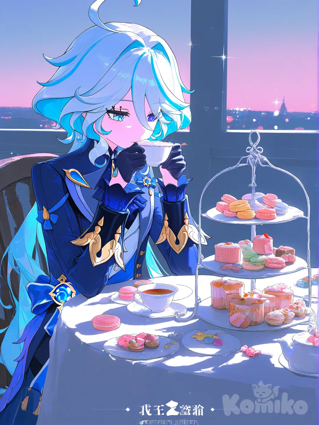 Furina_(Genshin_Impact) Hora del Té 🍵🎂