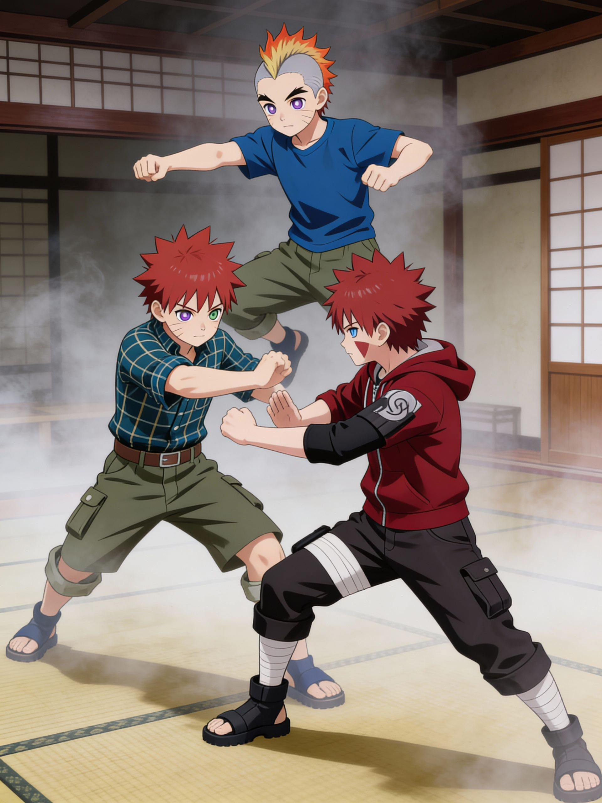 @kyle-Oo1e, @matt-8r6R during ninja training with, @haru-mizuki-7vbx