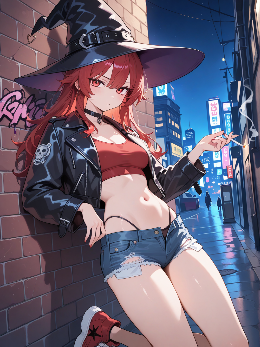 Witch Girl in the city