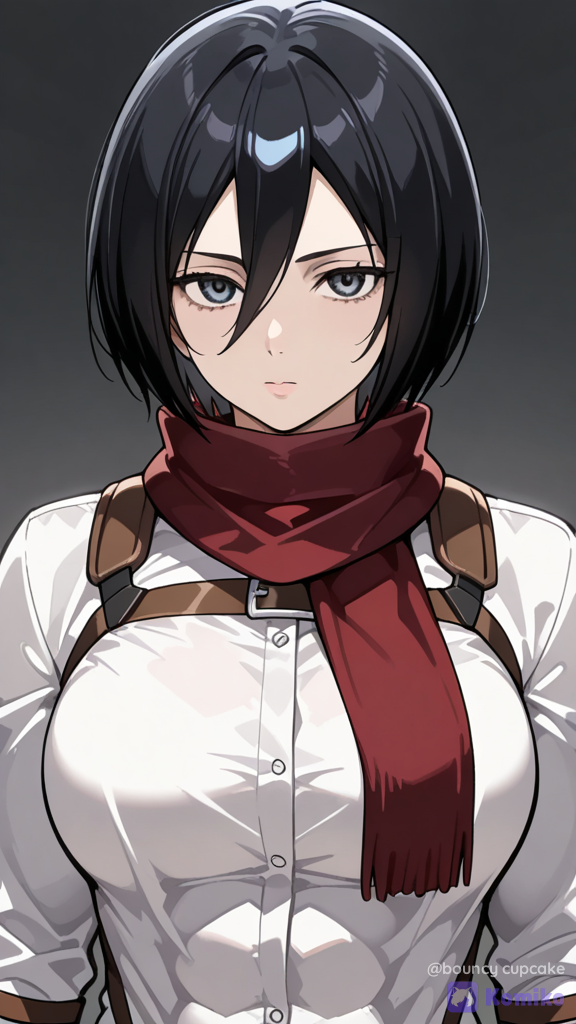 @Mikasa_Ackerman, 1girl