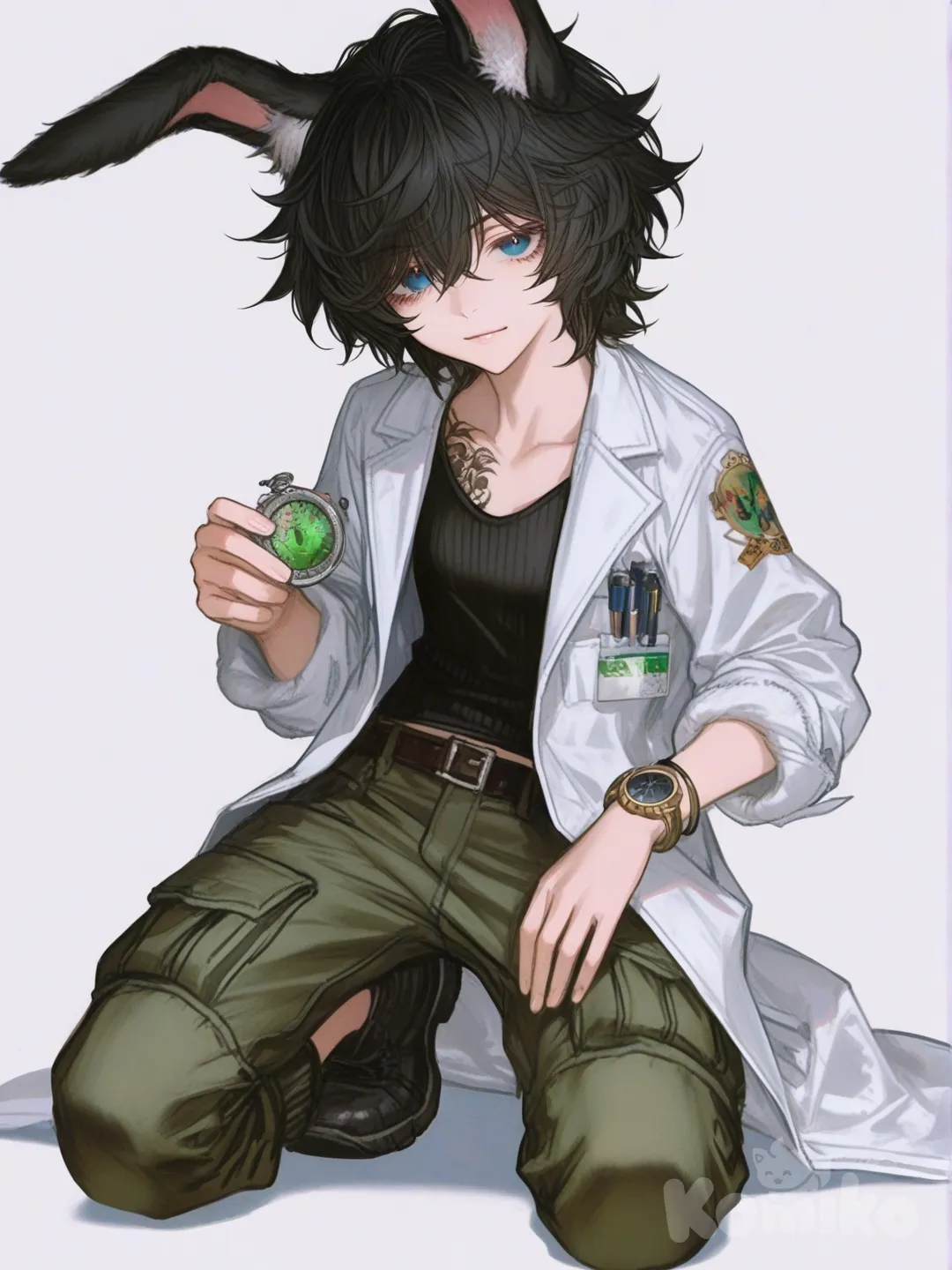 Je suis au laboratoire