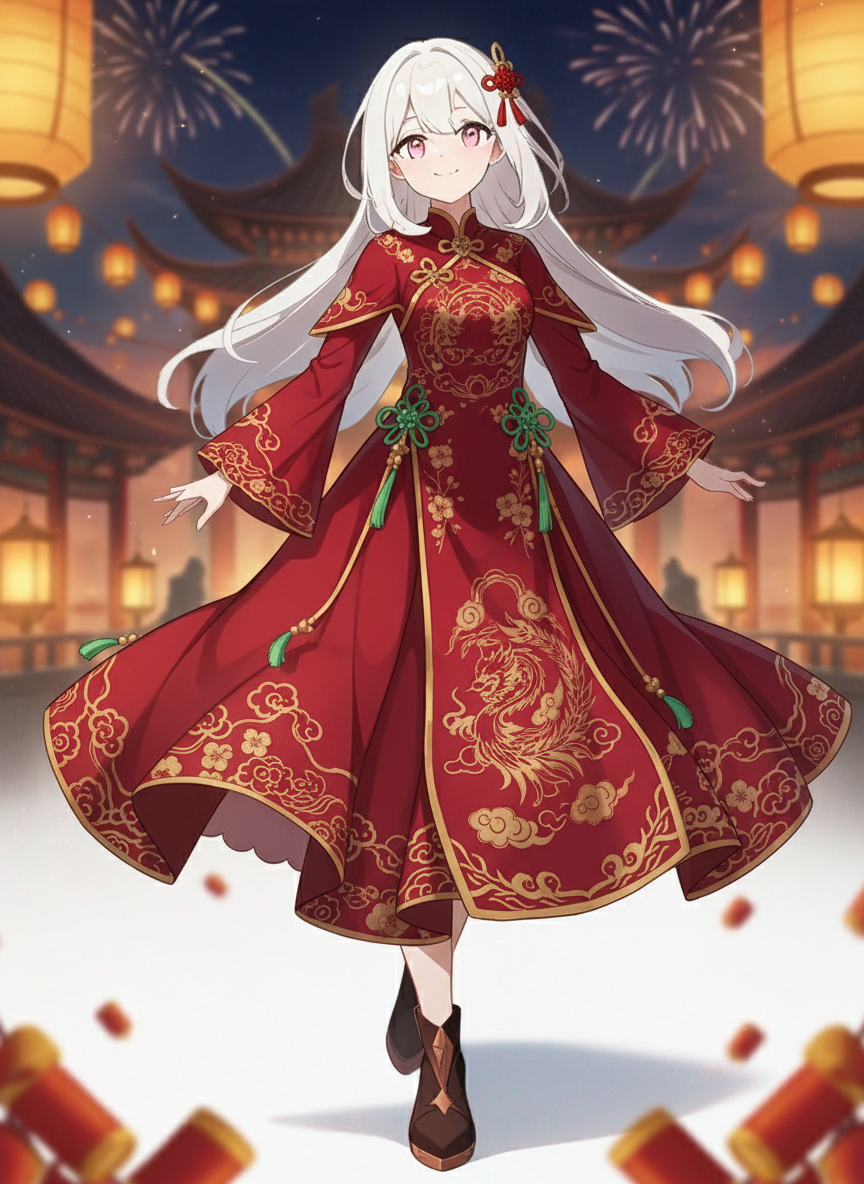 <sera-ab2f>, wearing Chinese new year dress