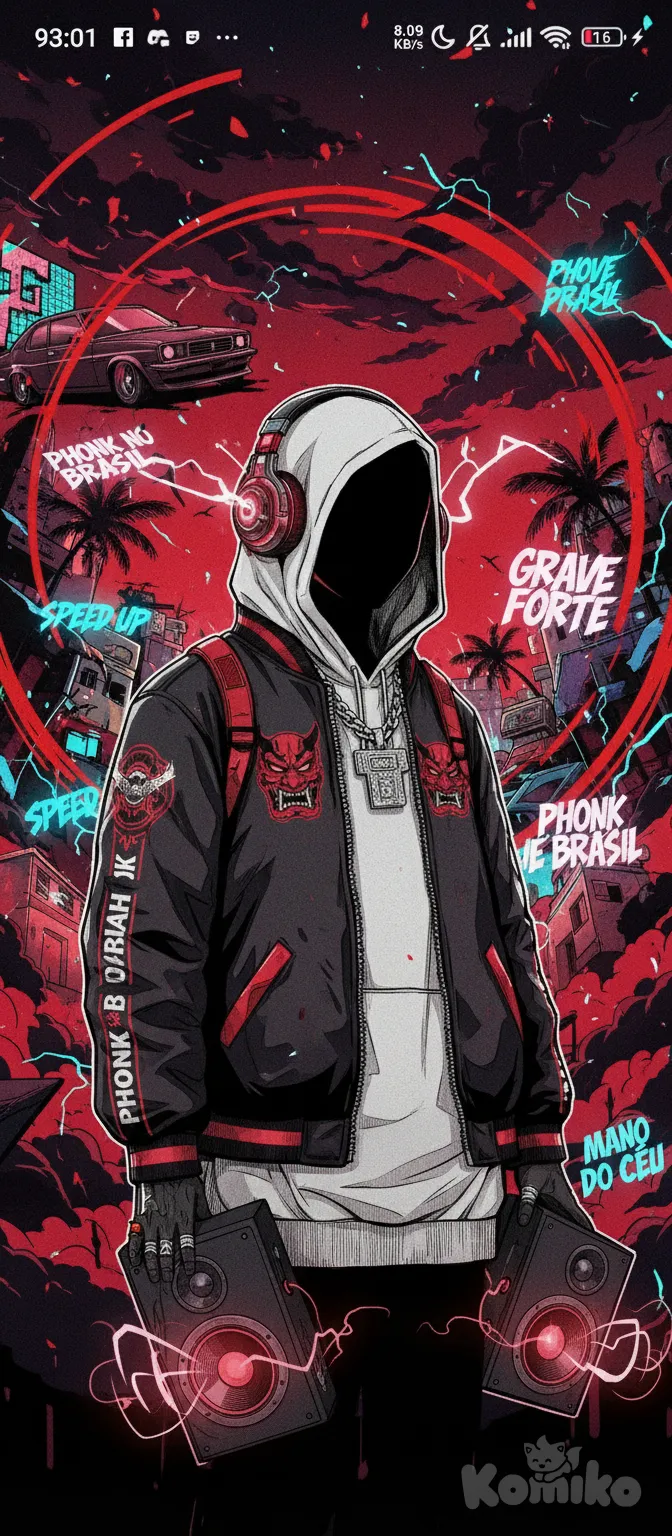 Brazilian Phonk, anime style