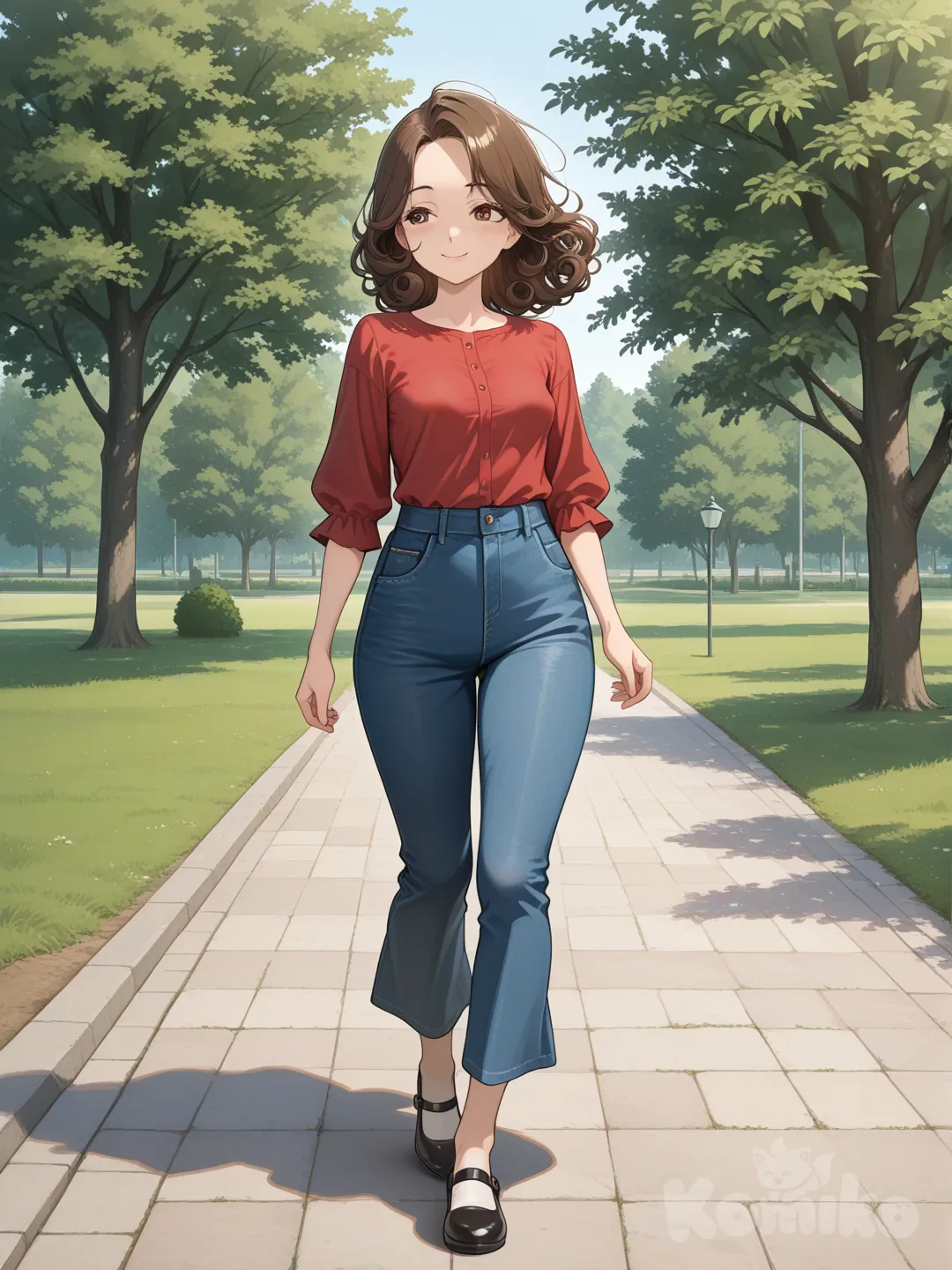 Strolling in the park
