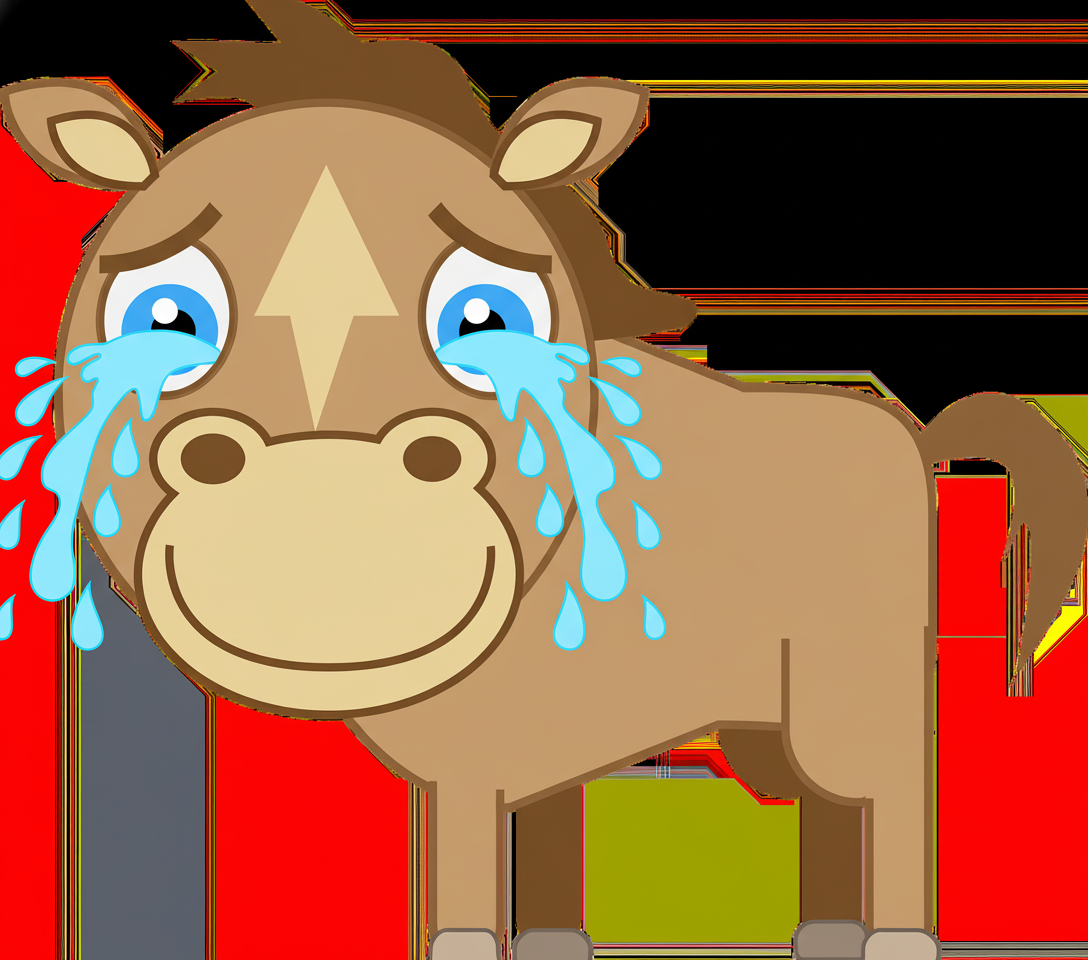 Cry horse