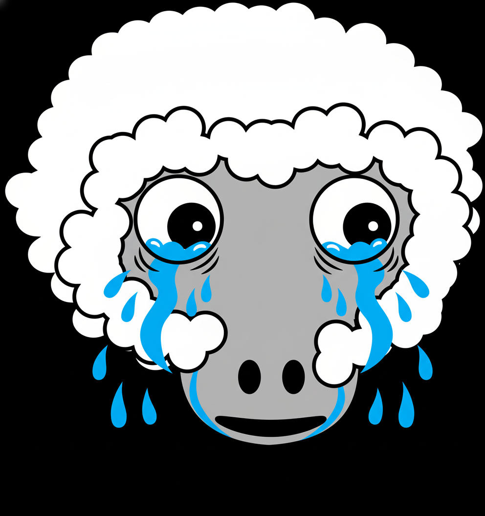 Crying sheep