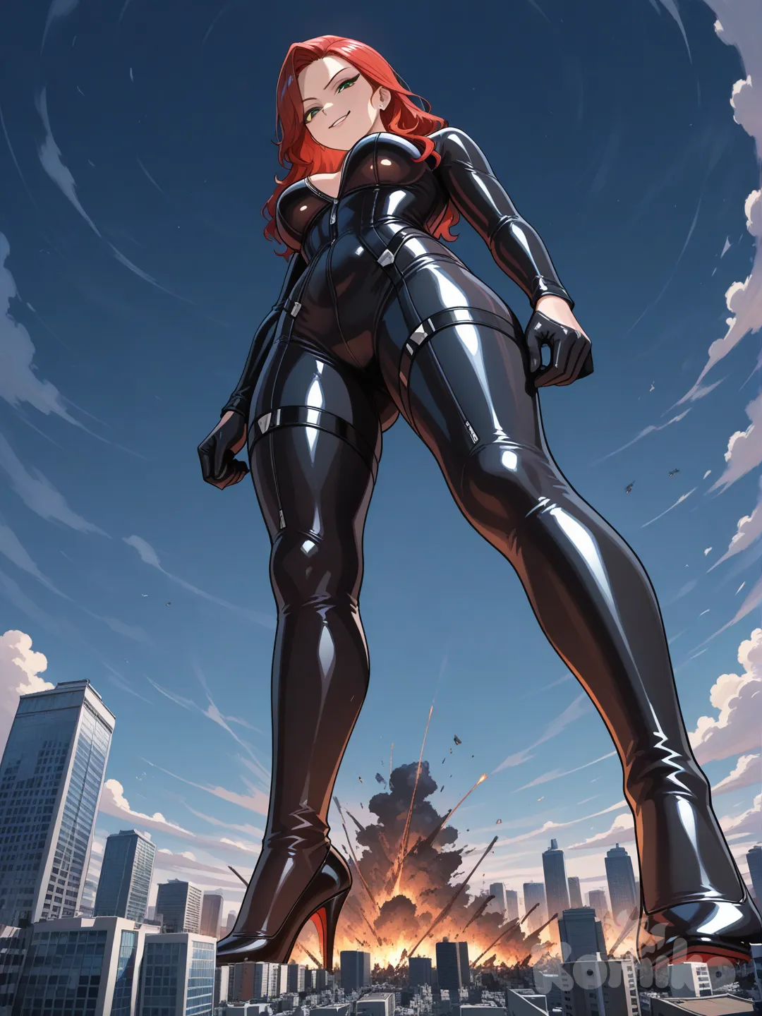 giantess, black widow