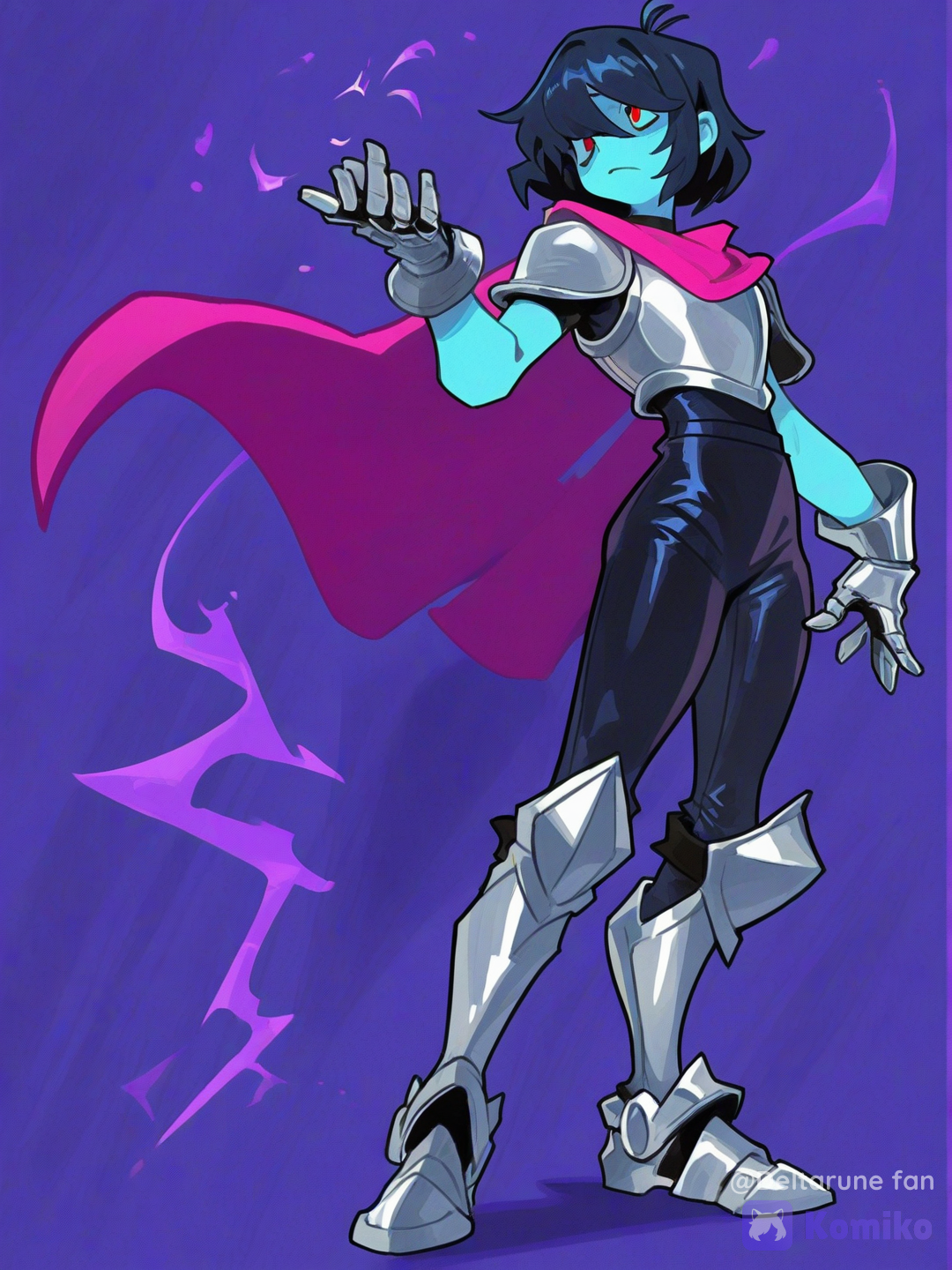 @kris-dark-world-form-JPhK, one concept art, stands straight, [layered-cel-anime-style]