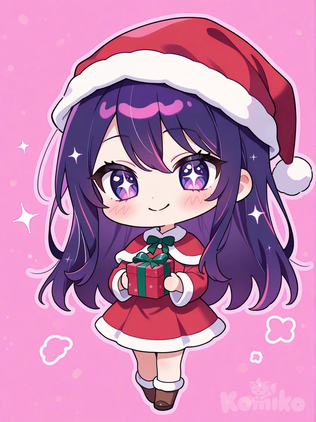 Hoshino Ai estilo chibi