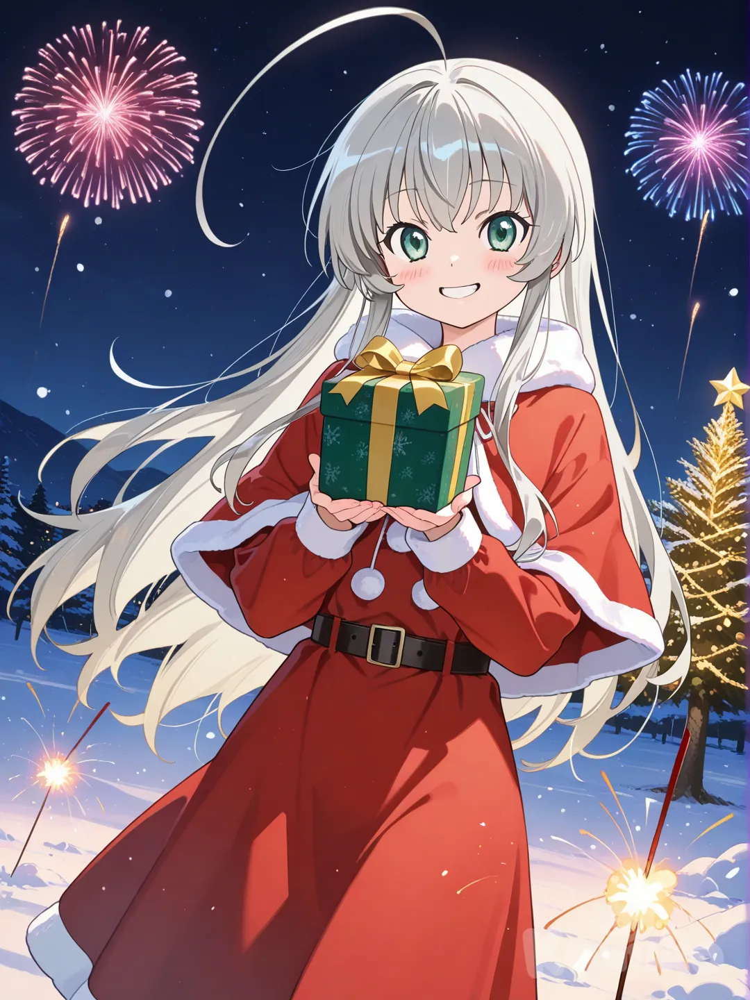 Nyaruko lista para navidad