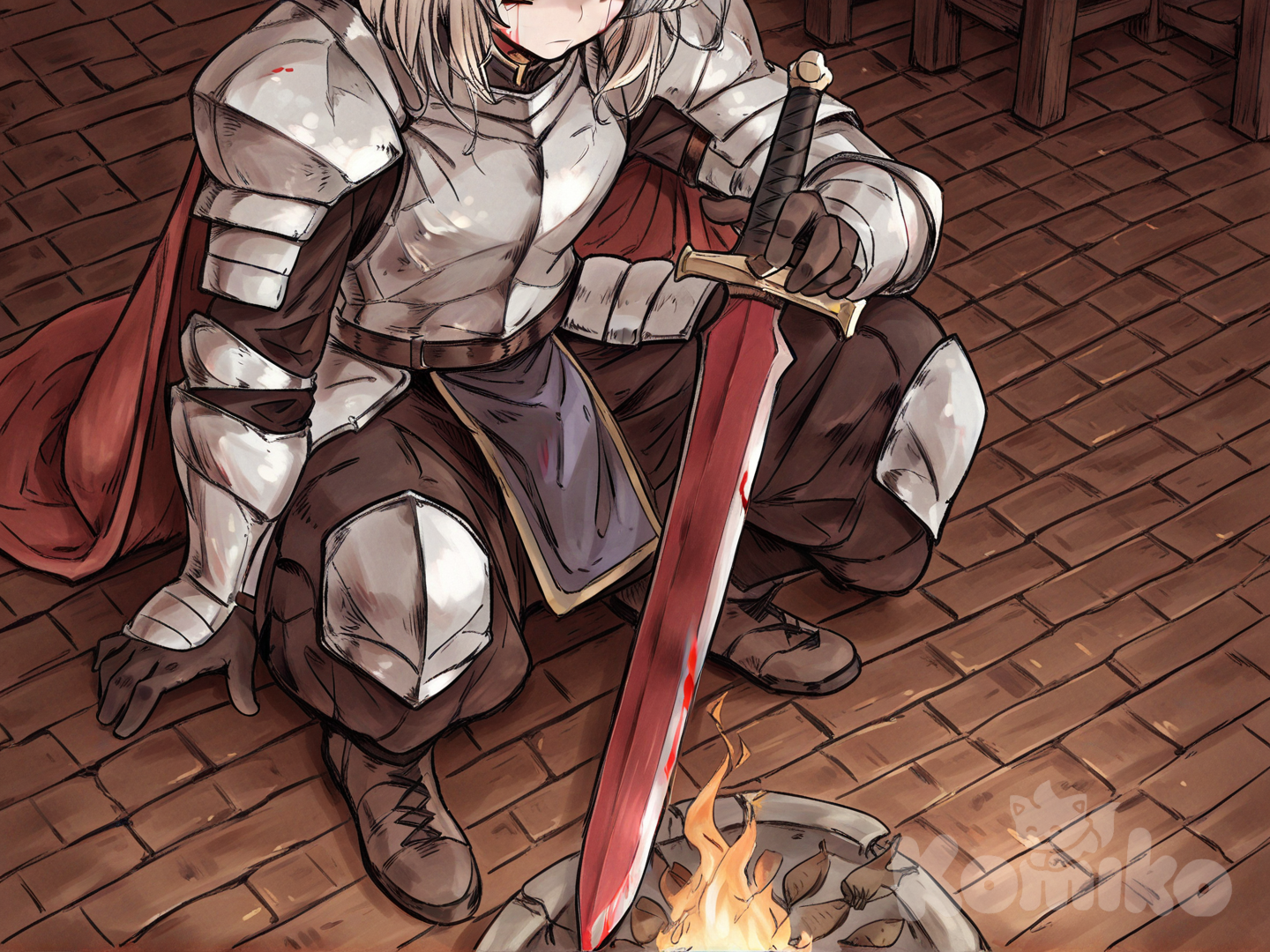 You have arrived at a bonfire