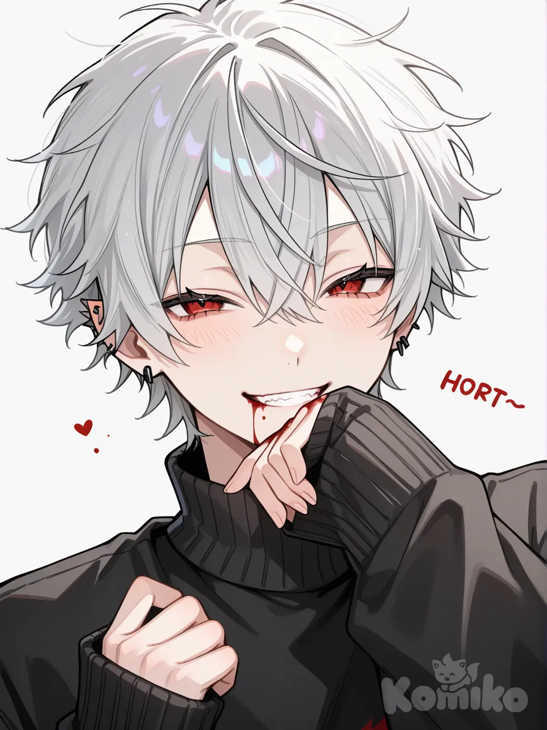 I want him to drink my blood